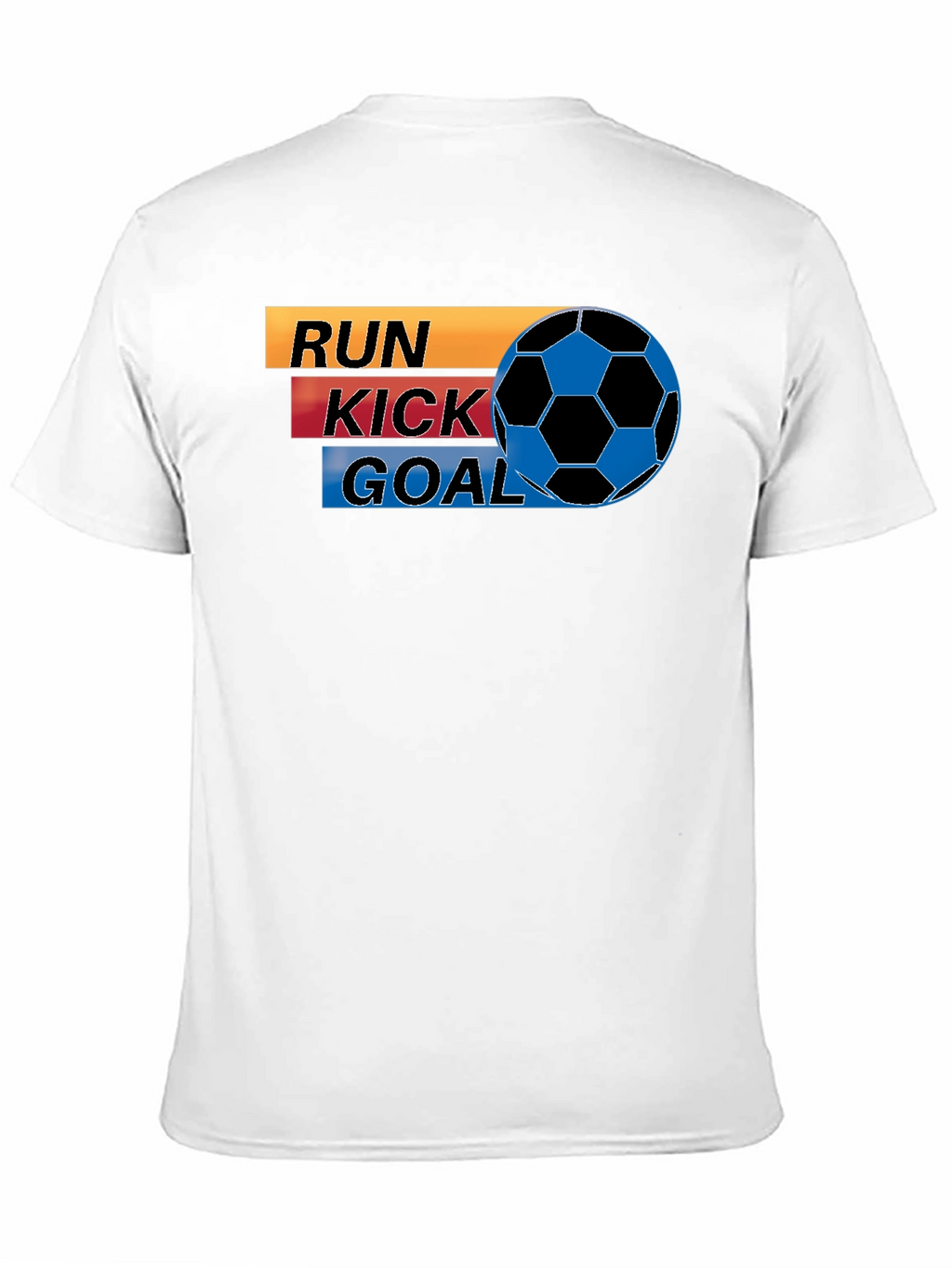 Run Kick Goal Soccer T-Shirt