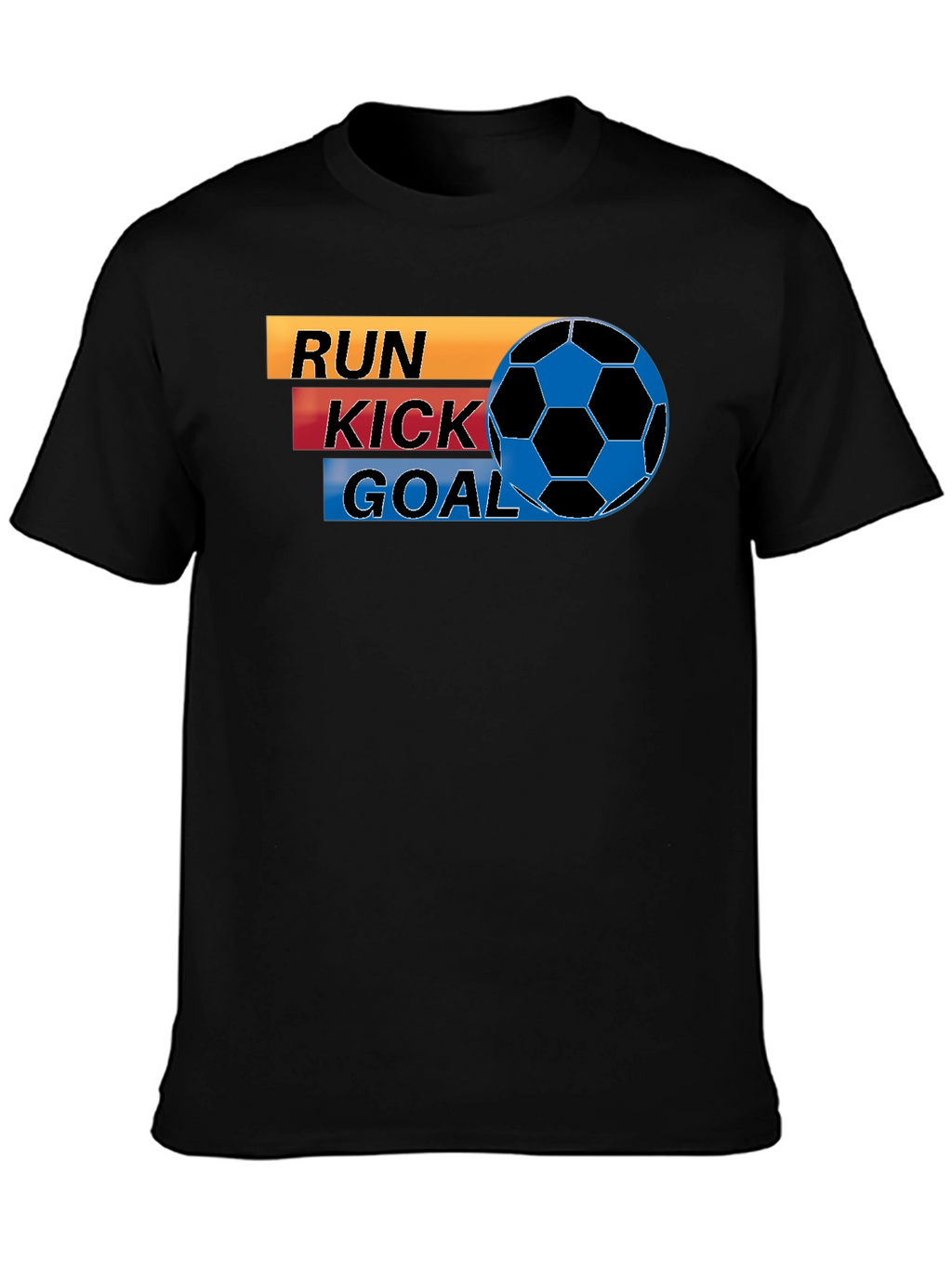 Run Kick Goal Soccer T-Shirt