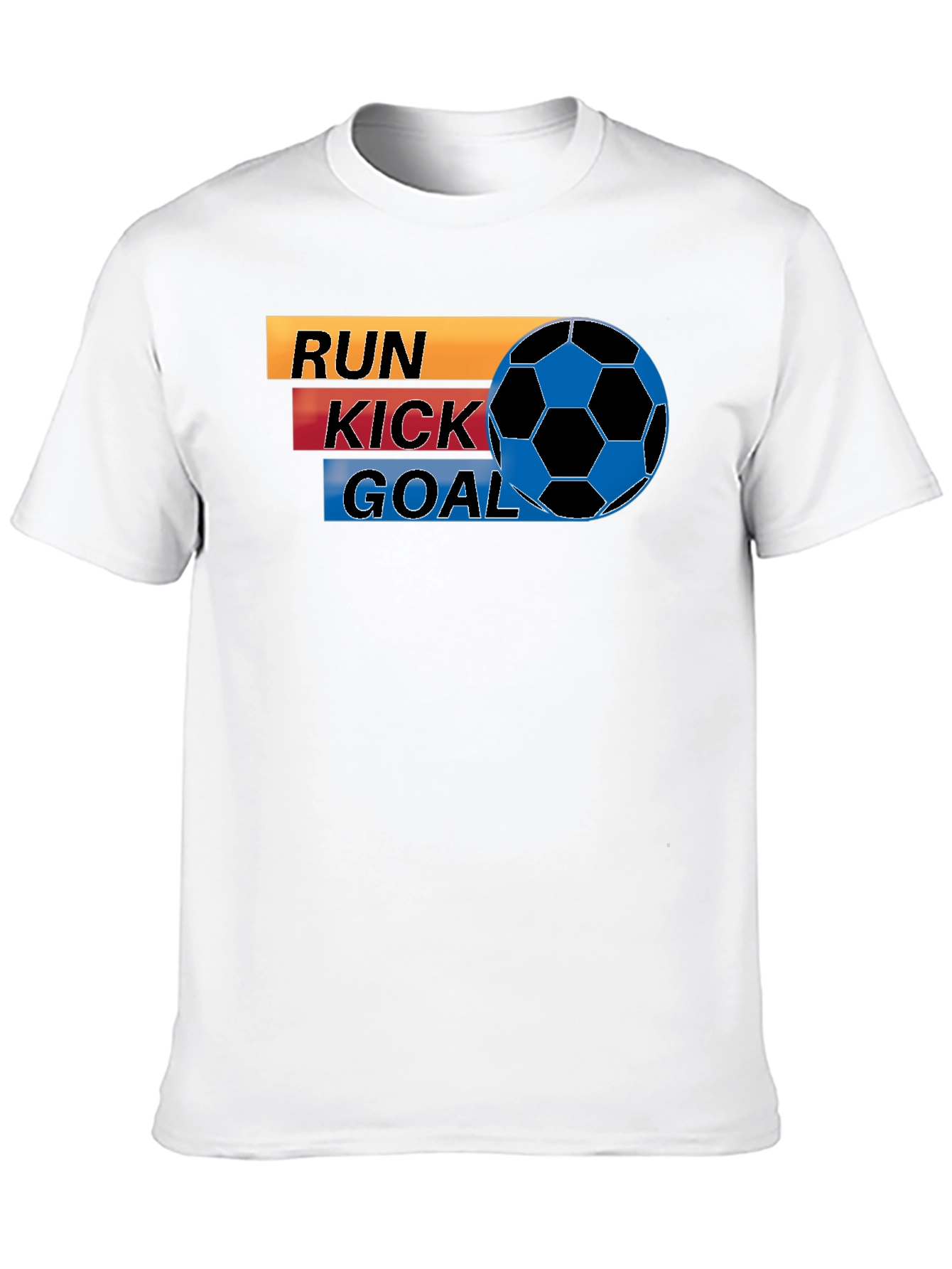 Run Kick Goal Soccer T-Shirt