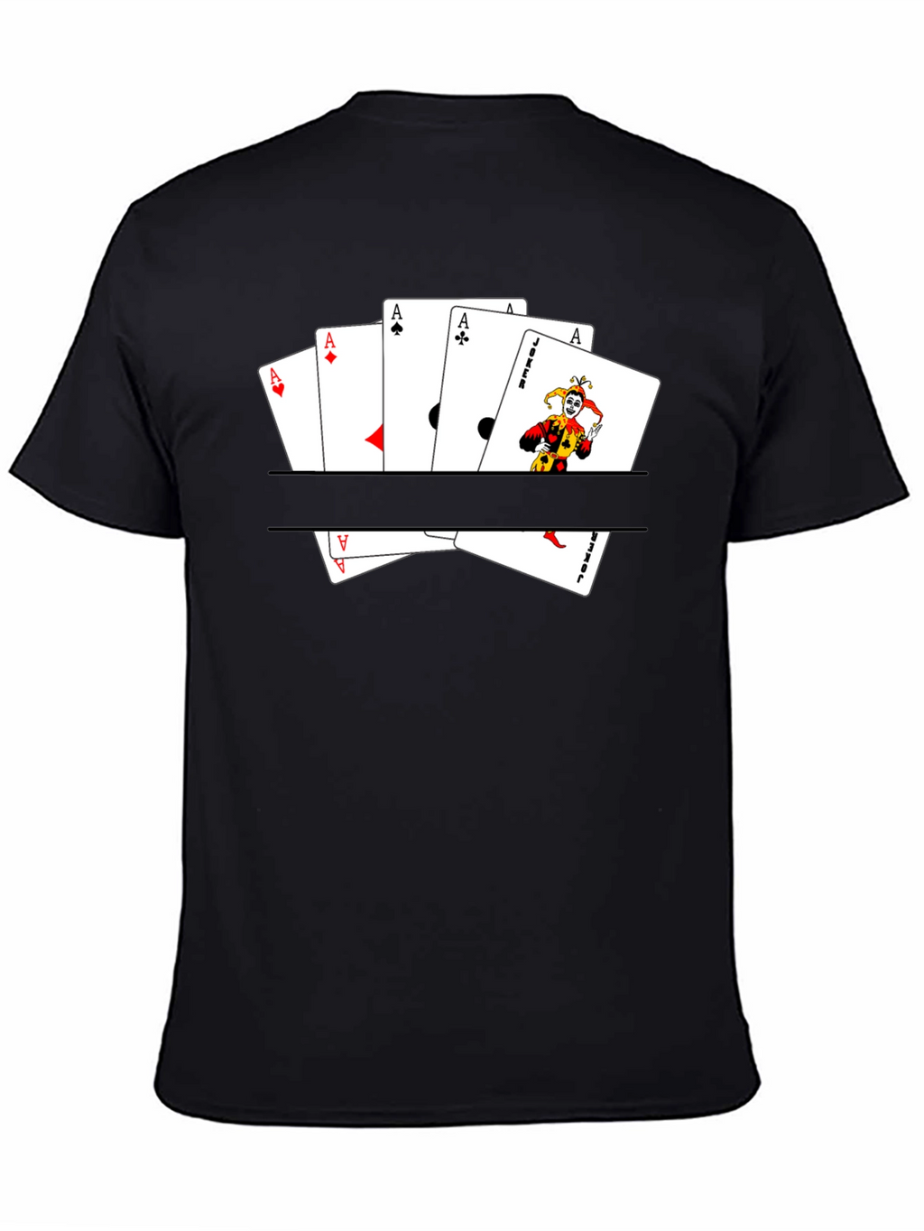 Ace & Joker Card T-Shirt - Mens Graphic Tee