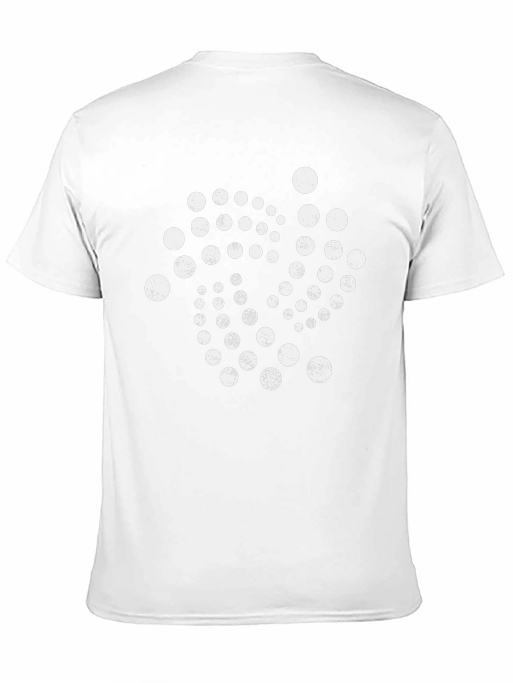 Dotted Pattern Black T-Shirt