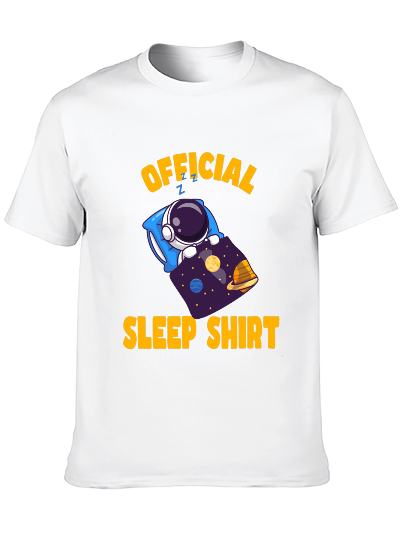 Official Sleep Shirt - Astronaut in Space Funny T-Shirt