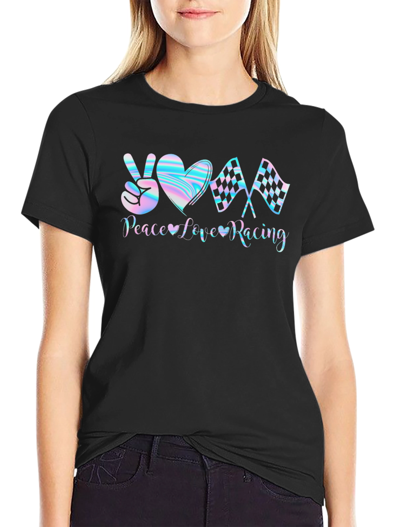 Peace Love Racing Graphic Tee