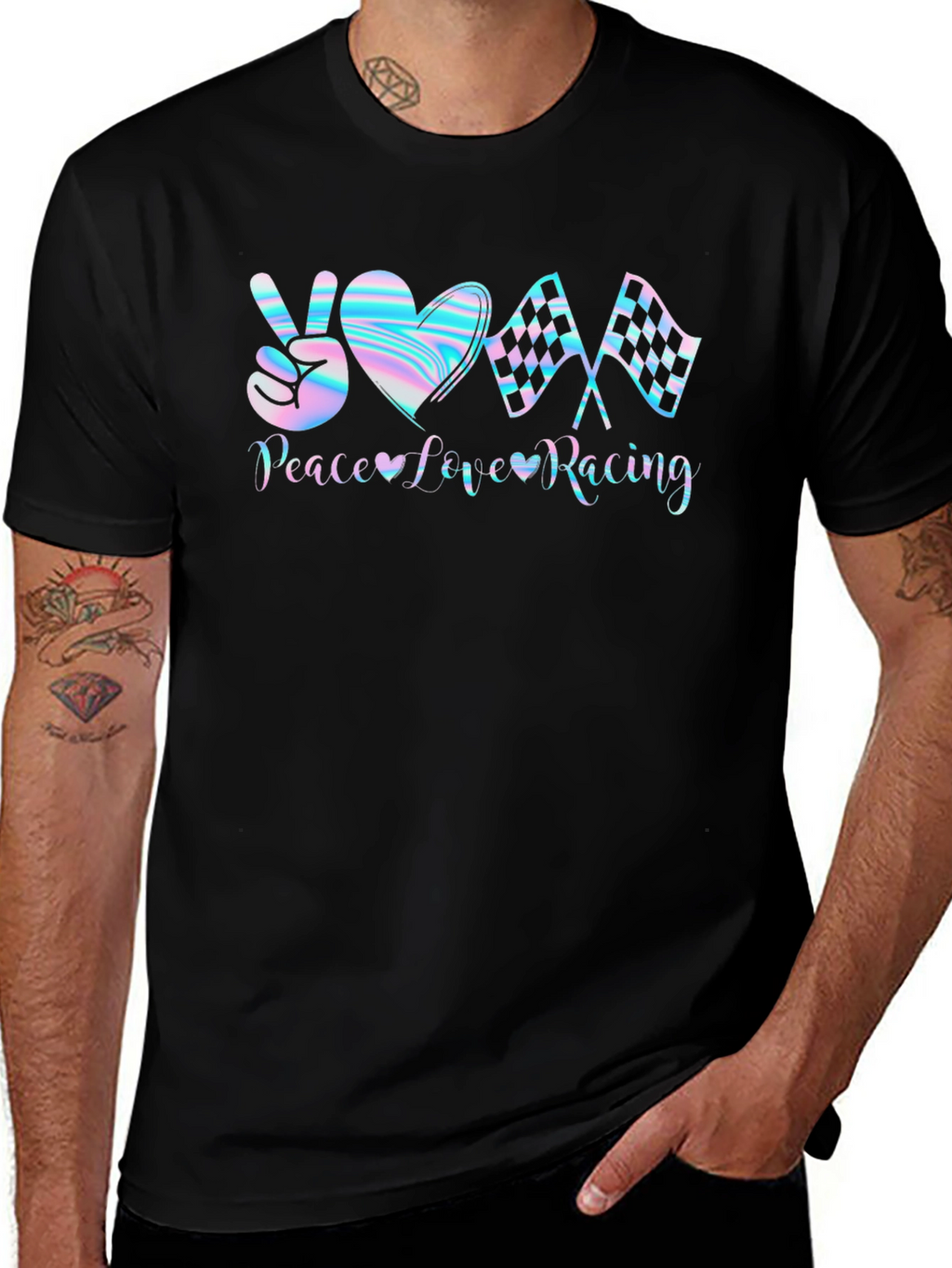 Peace Love Racing Graphic Tee