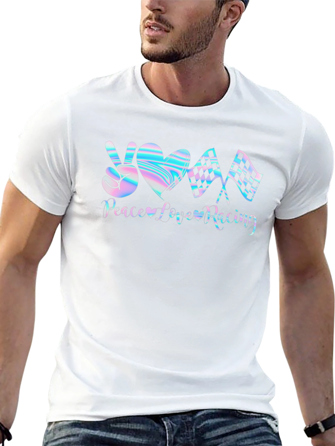 Peace Love Racing Graphic Tee