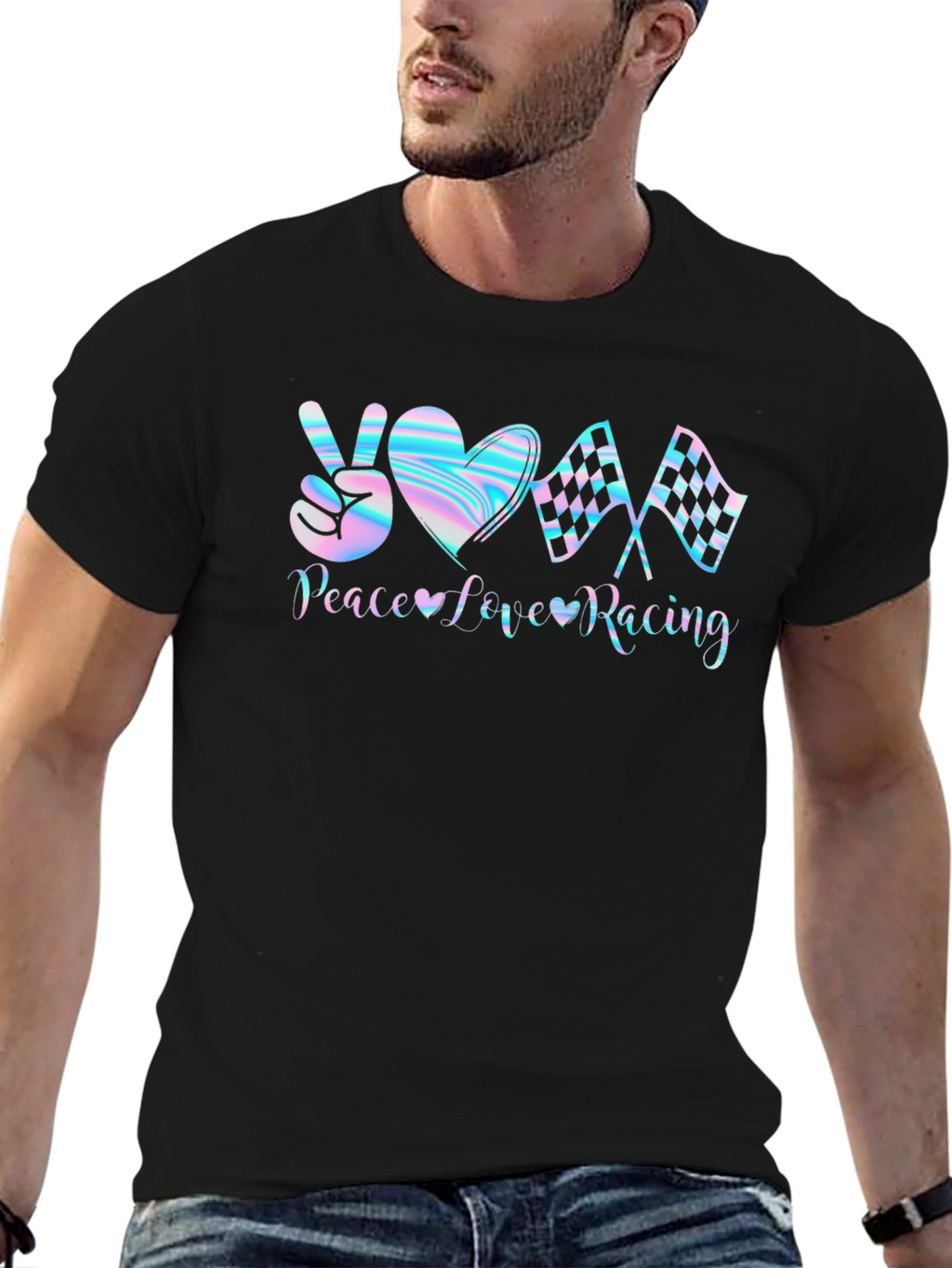 Peace Love Racing Graphic Tee