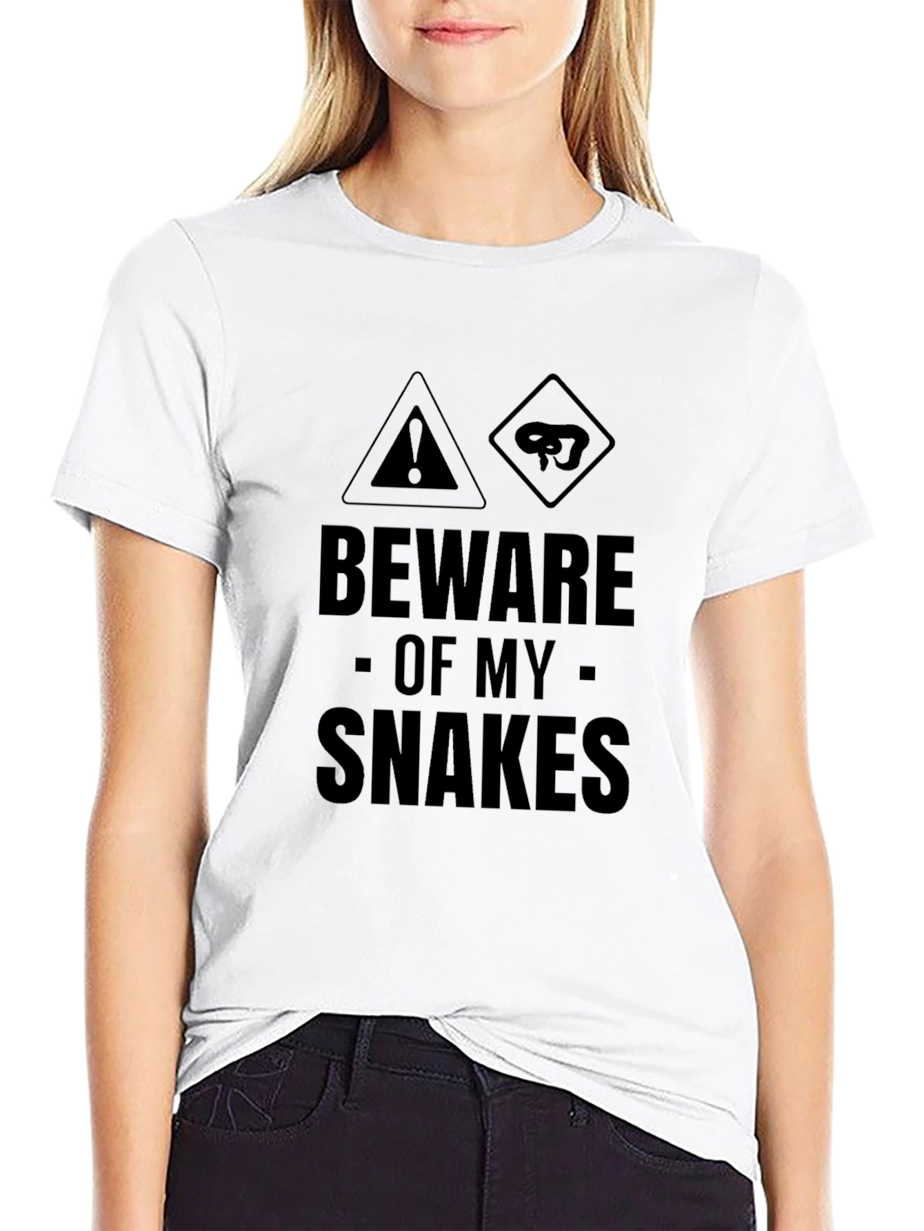 Beware Of My Snakes Graphic T-Shirt