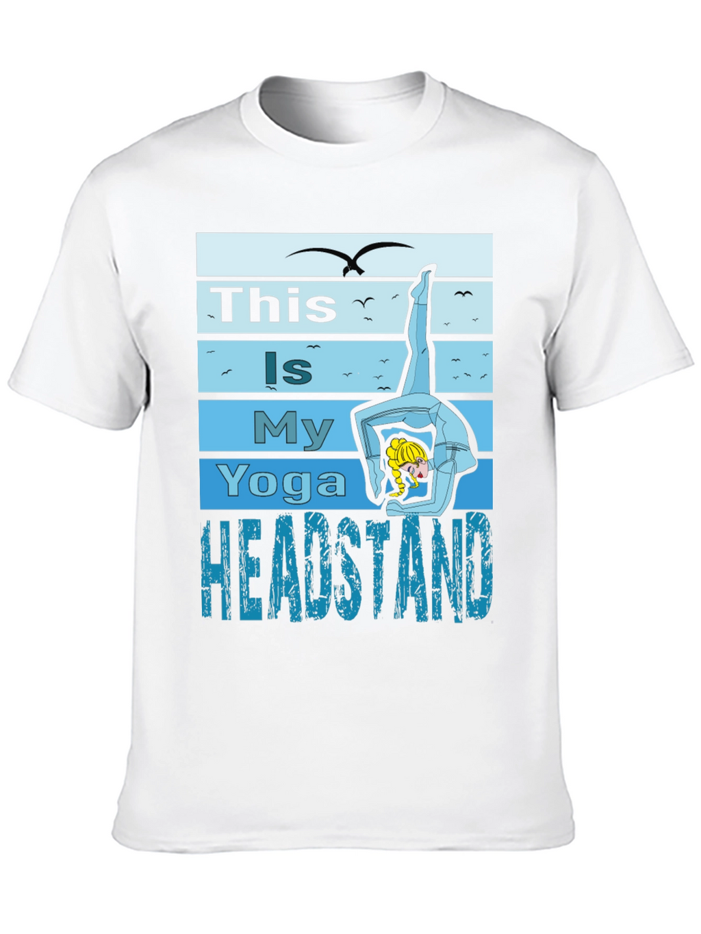 Yoga Headstand Graphic T-Shirt