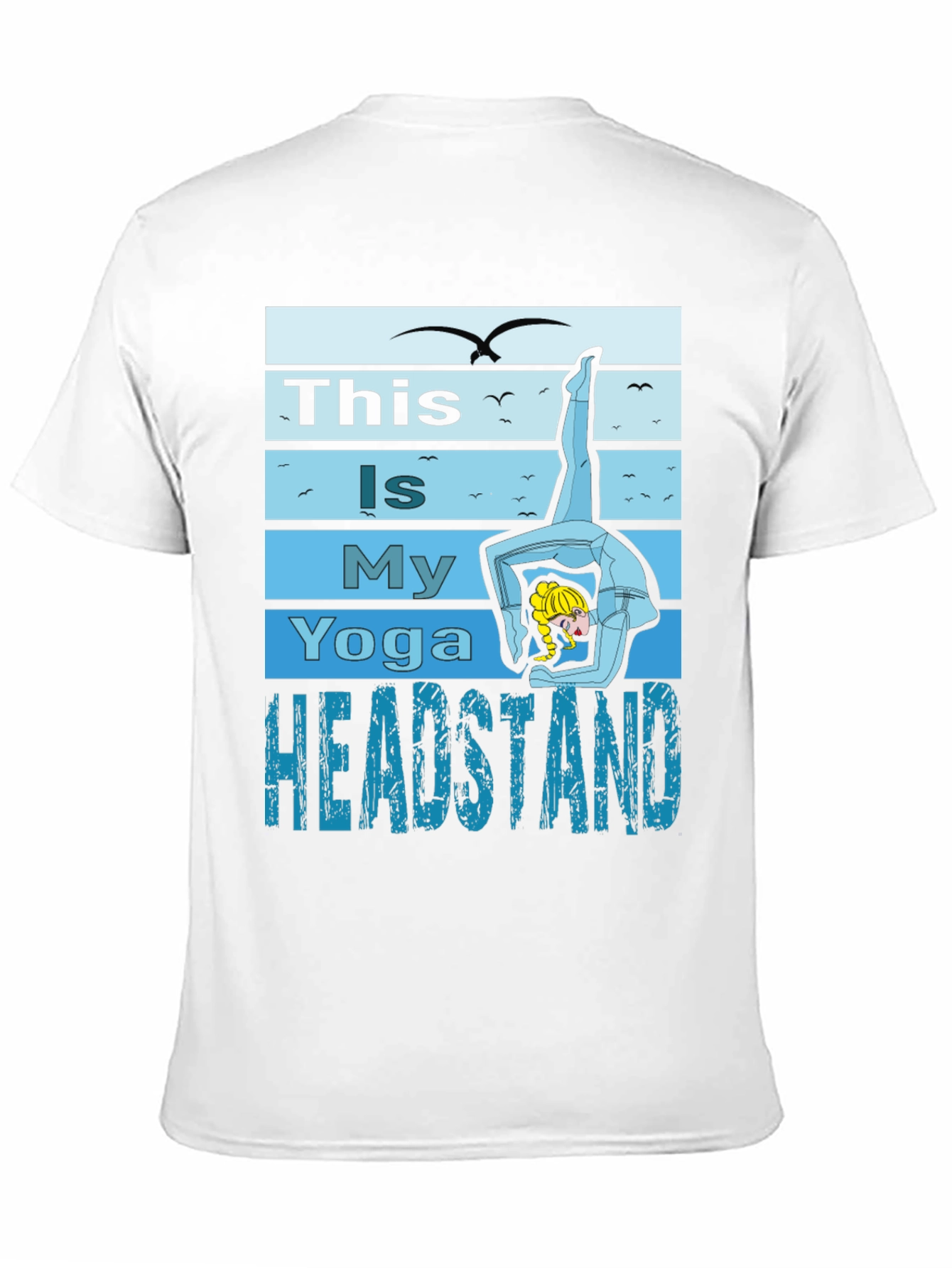 Yoga Headstand Graphic T-Shirt