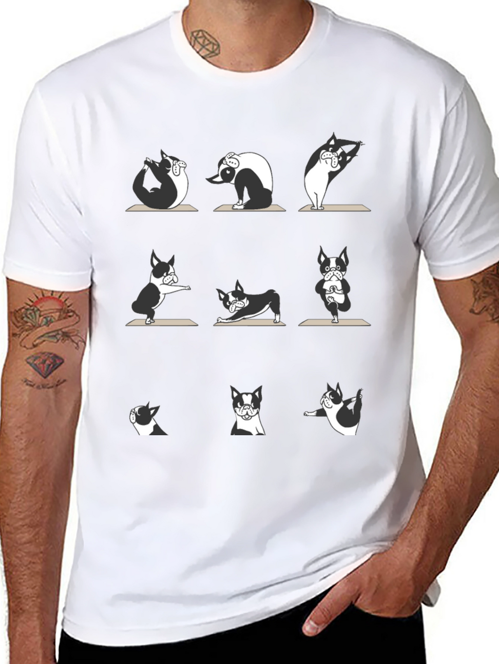 Yoga Dog Graphic Tee - Relaxed Fit