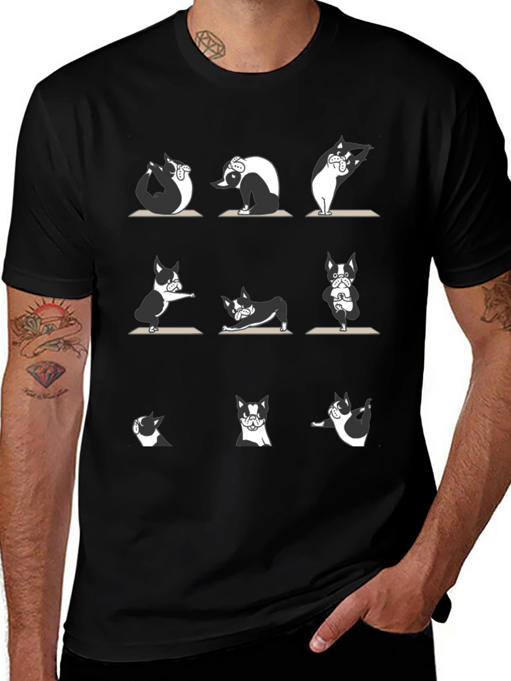 Yoga Dog Graphic Tee - Relaxed Fit