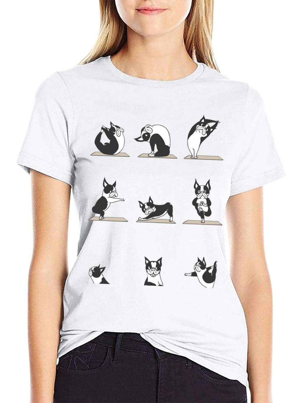 Yoga Dog Graphic Tee - Relaxed Fit