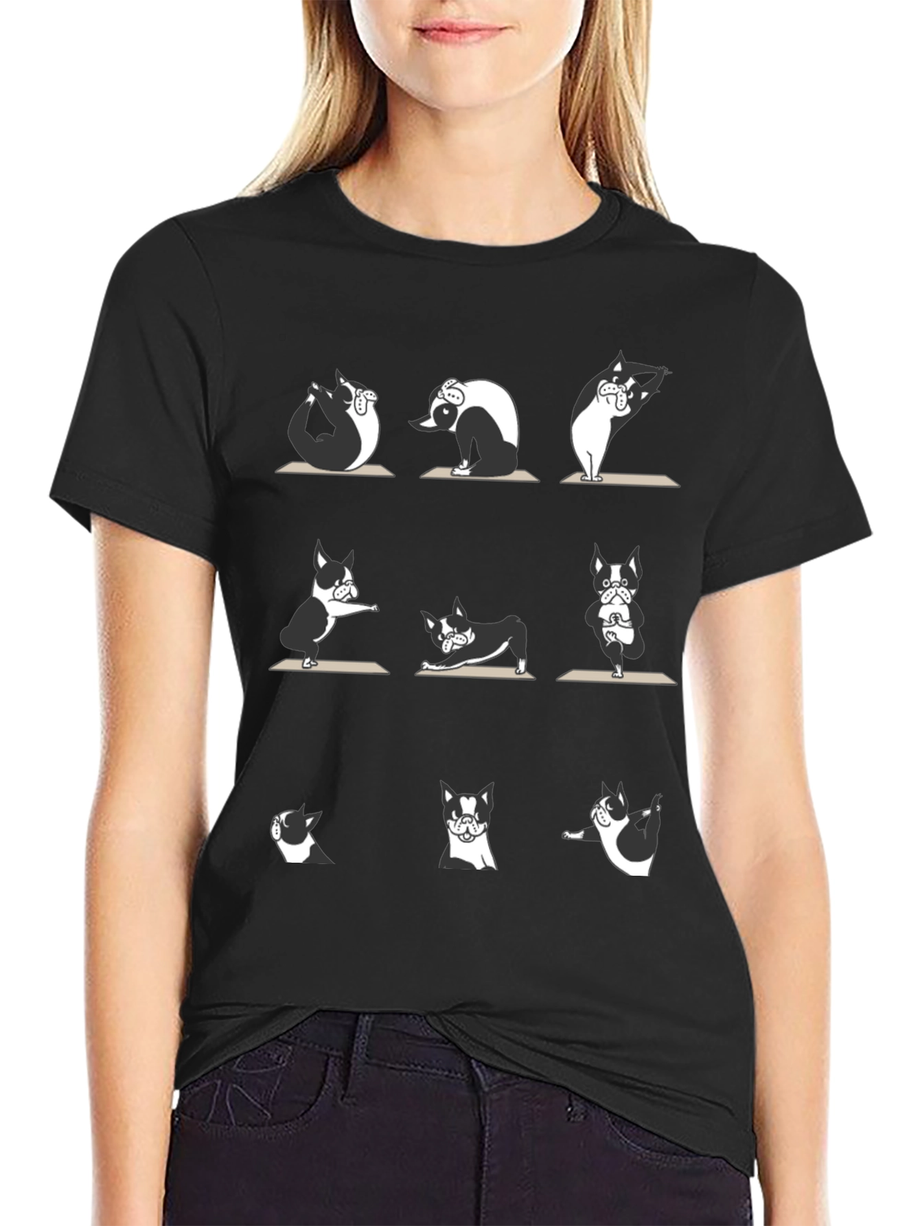 Yoga Dog Graphic Tee - Relaxed Fit