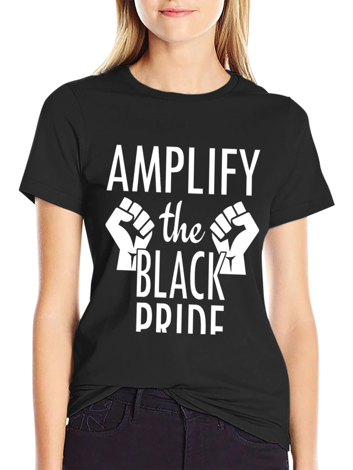 Amplify Black Pride Graphic T-Shirt