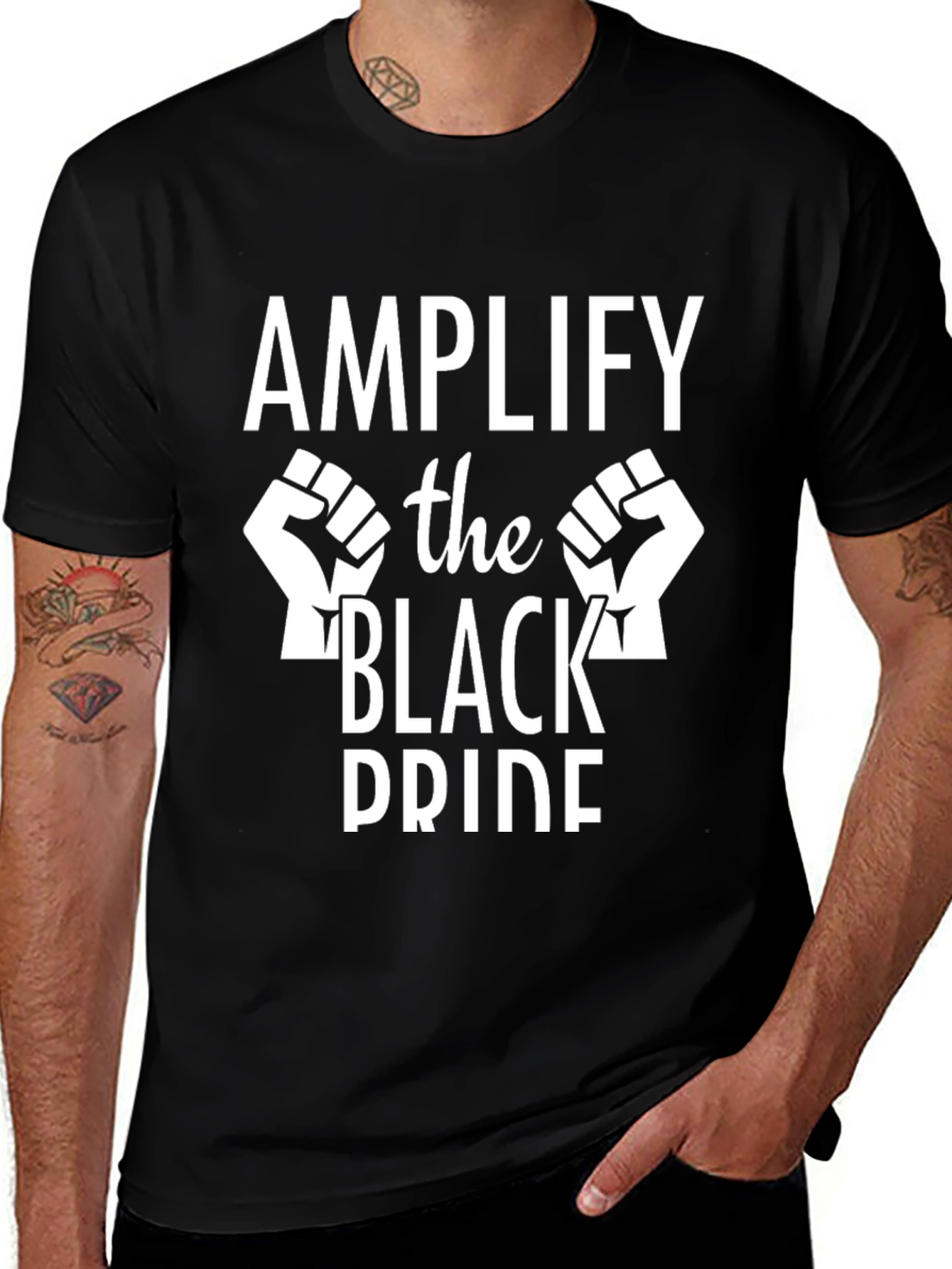 Amplify Black Pride Graphic T-Shirt