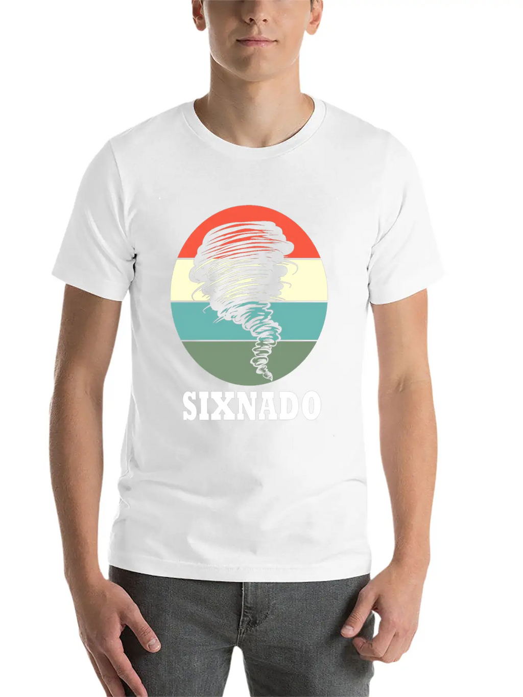 6th Bday 6 Years Old Birthday Tornado Sixnado Unisex Casual T-Shirt – Clean Design For Daily Comfort