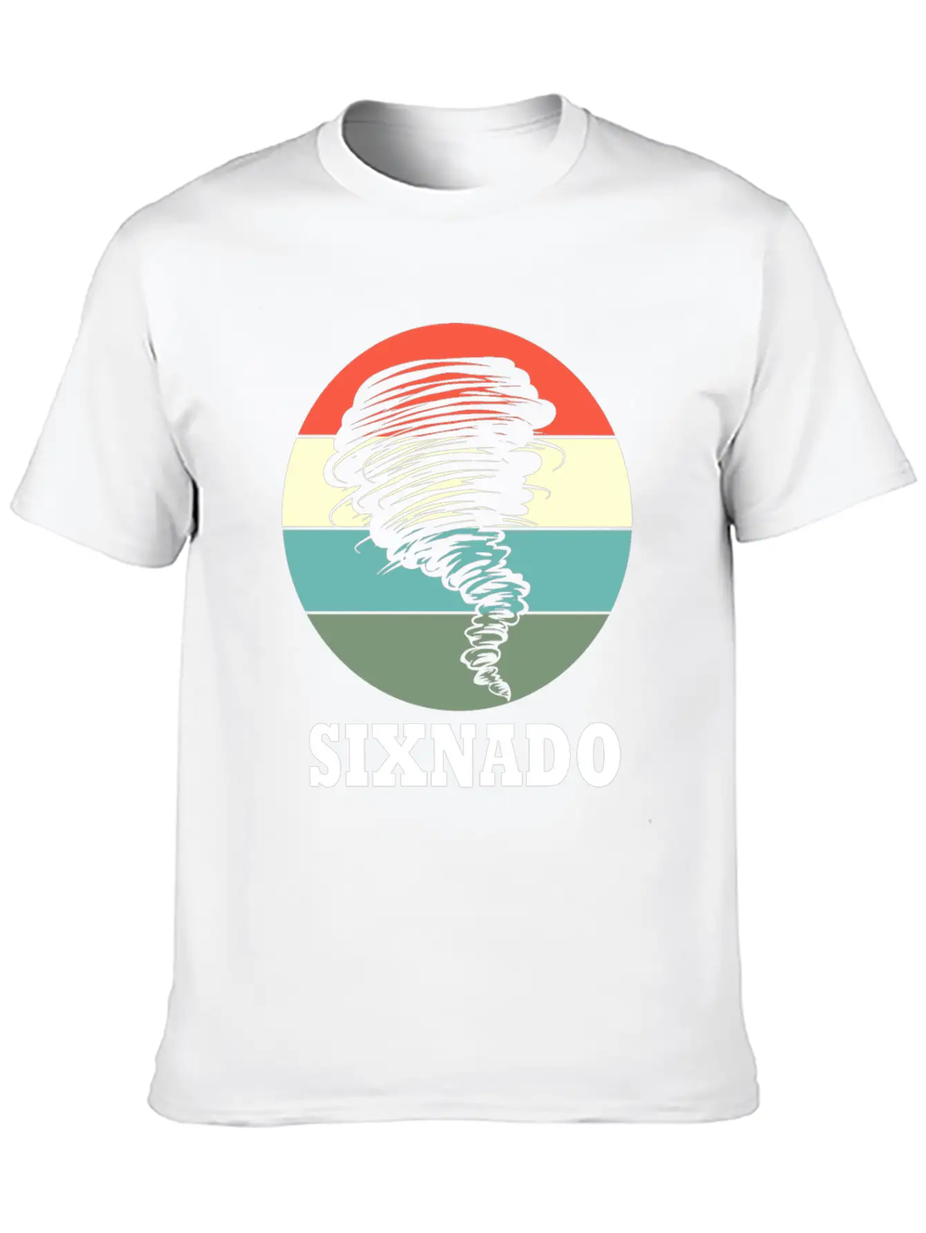 6th Bday 6 Years Old Birthday Tornado Sixnado Unisex Casual T-Shirt – Clean Design For Daily Comfort