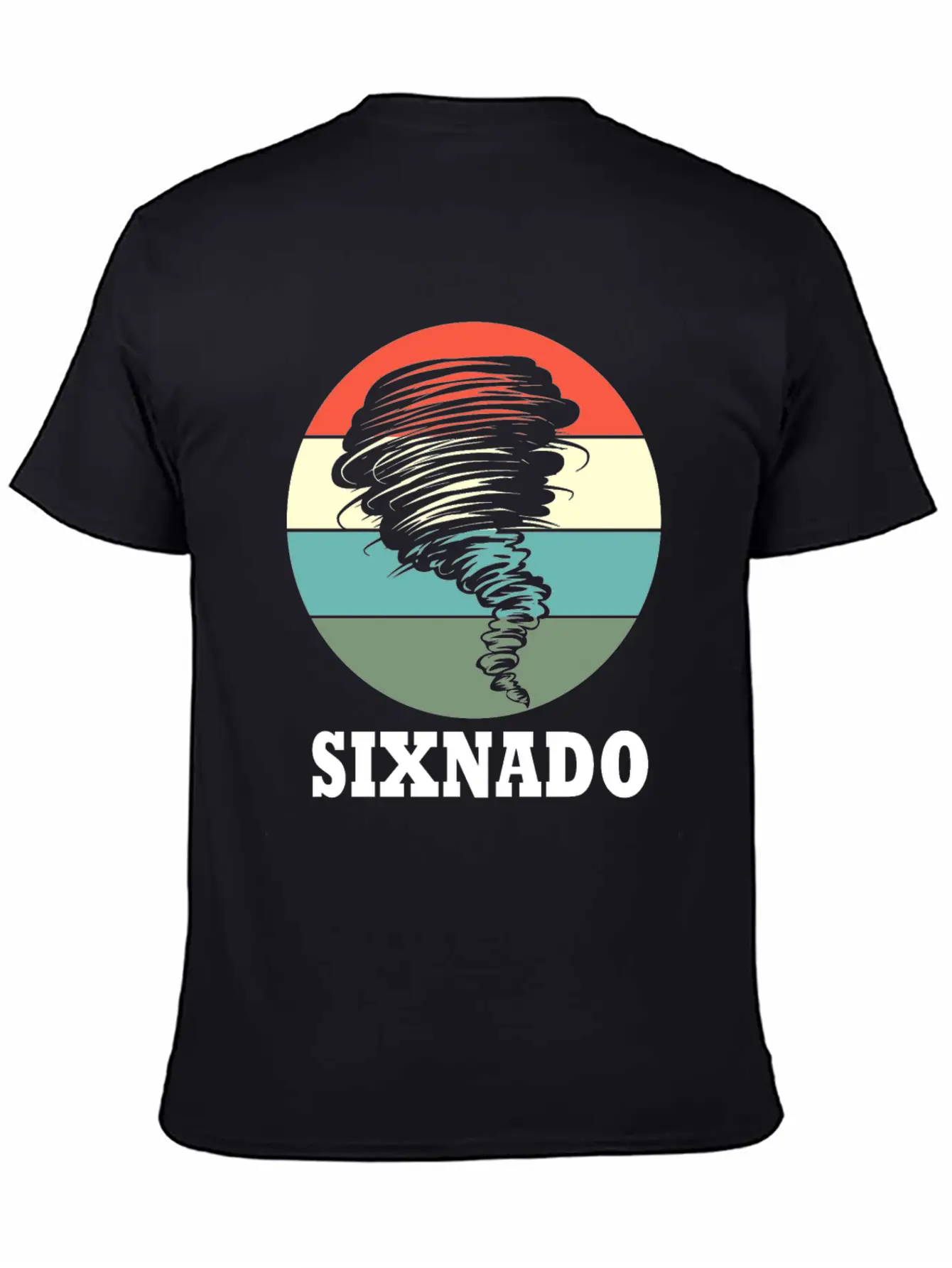 6th Bday 6 Years Old Birthday Tornado Sixnado Unisex Casual T-Shirt – Clean Design For Daily Comfort