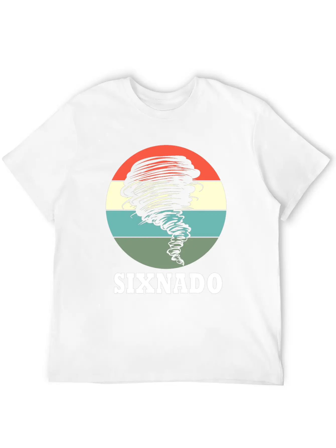 6th Bday 6 Years Old Birthday Tornado Sixnado Unisex Casual T-Shirt – Clean Design For Daily Comfort