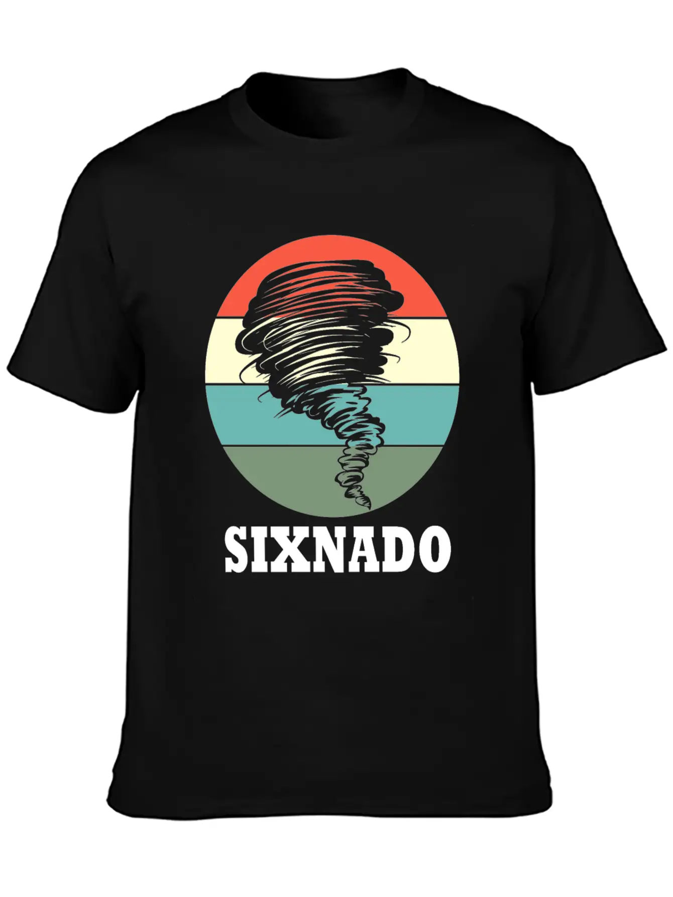 6th Bday 6 Years Old Birthday Tornado Sixnado Unisex Casual T-Shirt – Clean Design For Daily Comfort