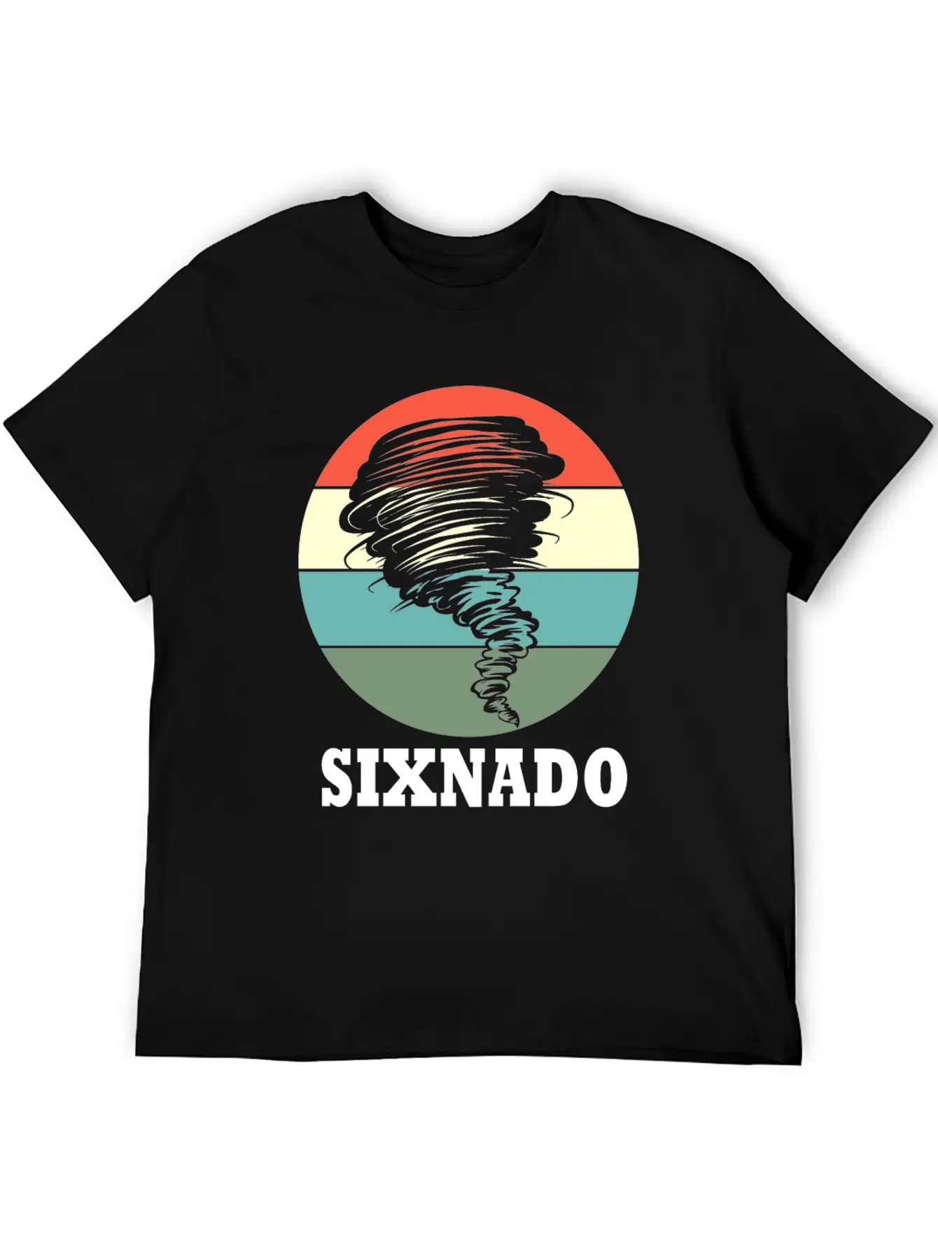 6th Bday 6 Years Old Birthday Tornado Sixnado Unisex Casual T-Shirt – Clean Design For Daily Comfort
