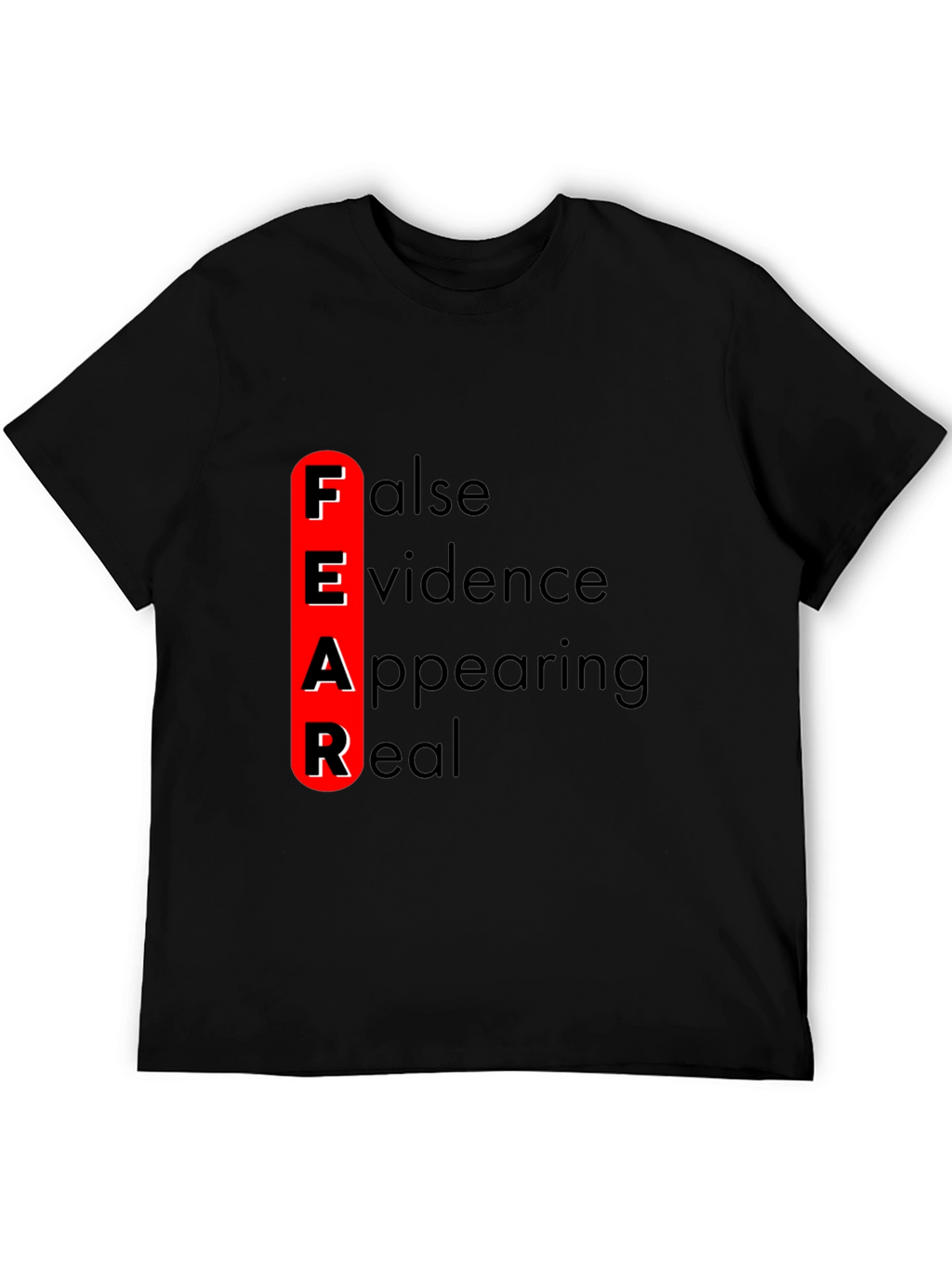FEAR Definition Graphic Tee - Black
