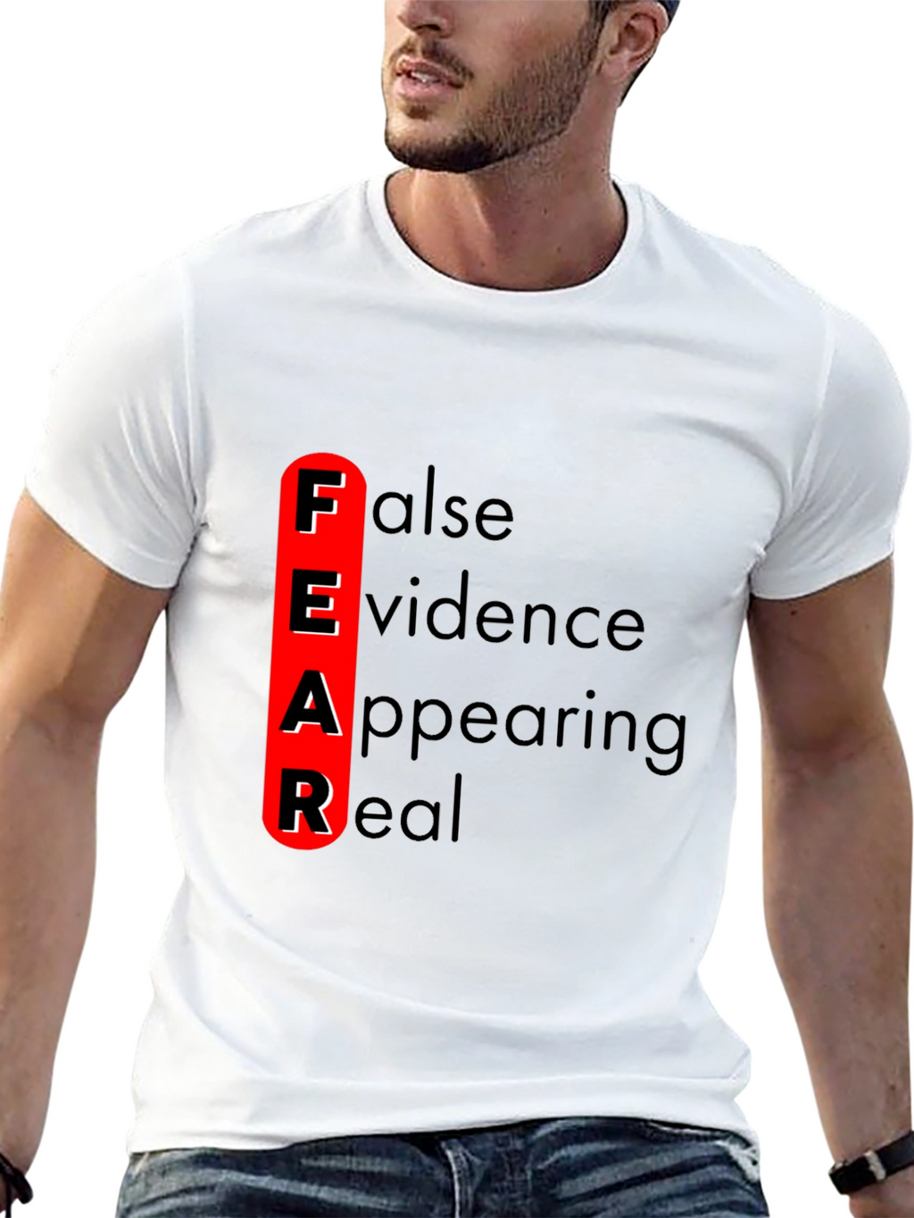FEAR Definition Graphic Tee - Black