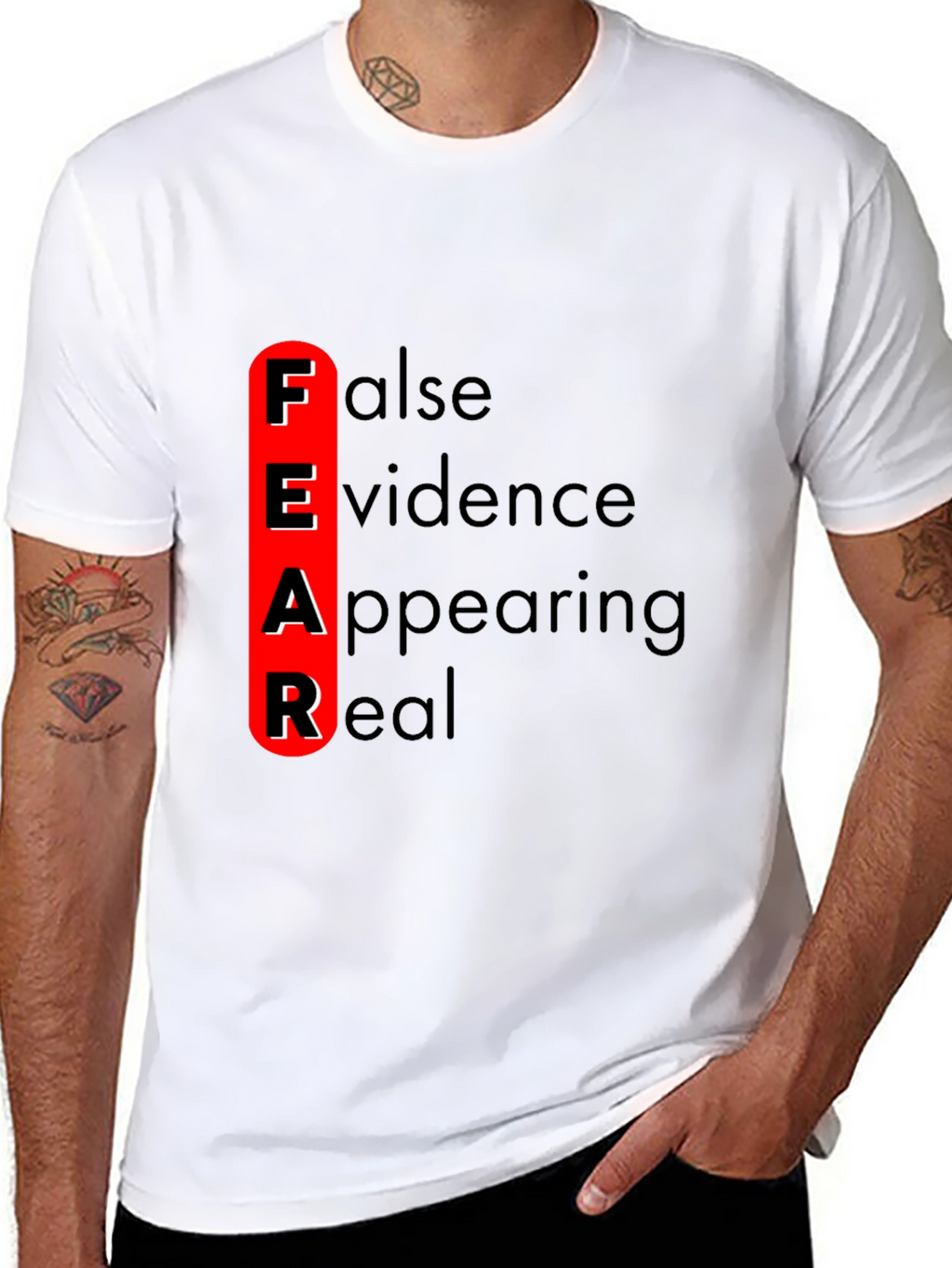 FEAR Definition Graphic Tee - Black