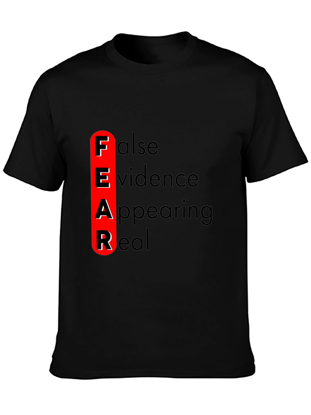 FEAR Definition Graphic Tee - Black