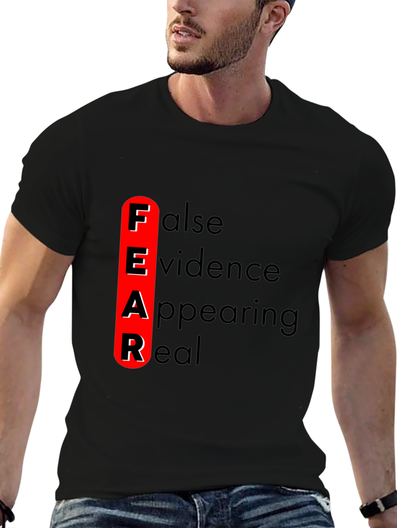 FEAR Definition Graphic Tee - Black