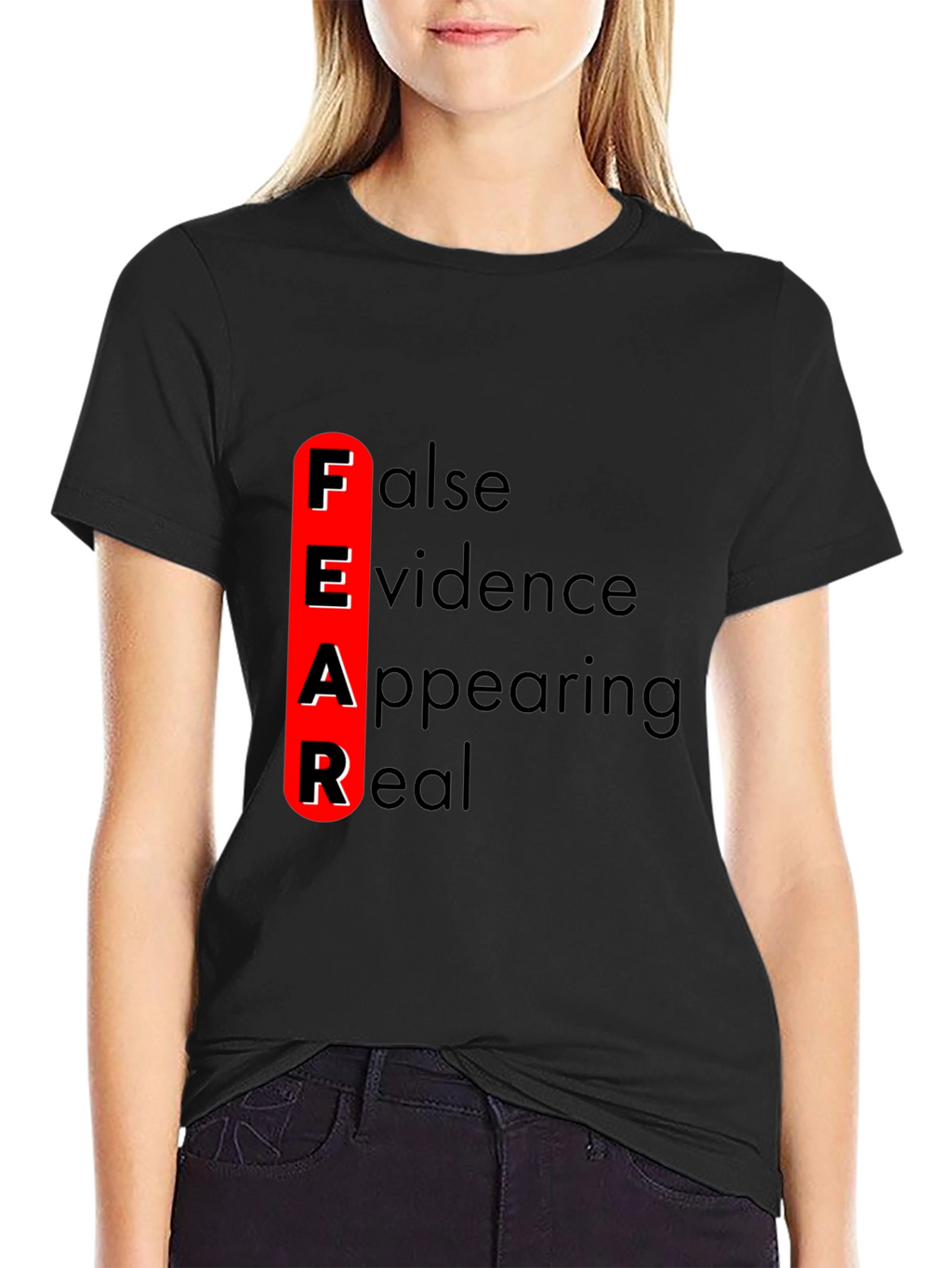 FEAR Definition Graphic Tee - Black