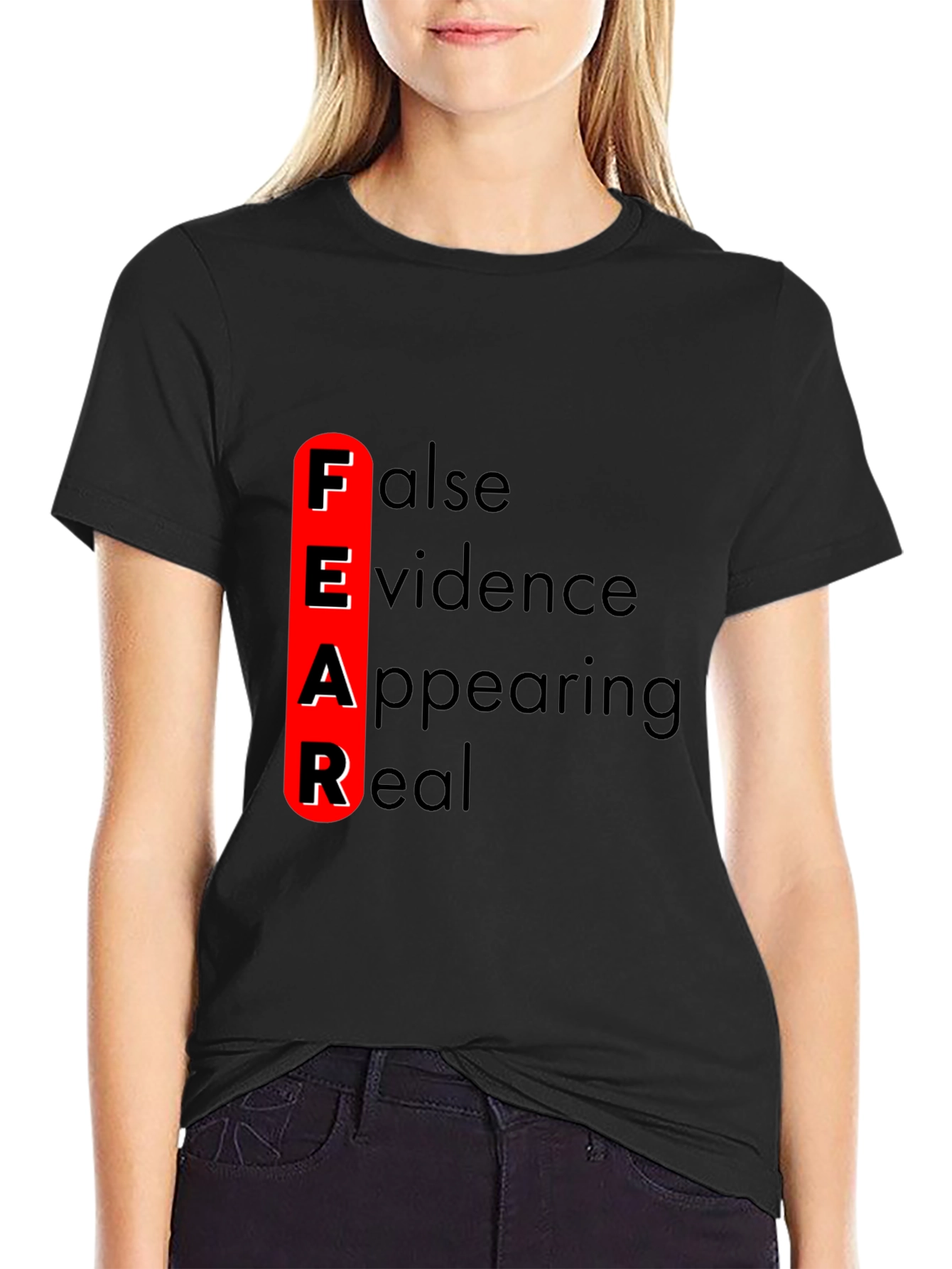 FEAR Definition Graphic Tee - Black