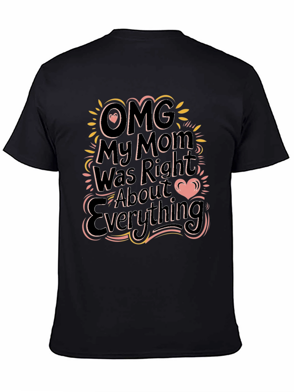 OMG My Mom Was Right Funny Graphic T-Shirt