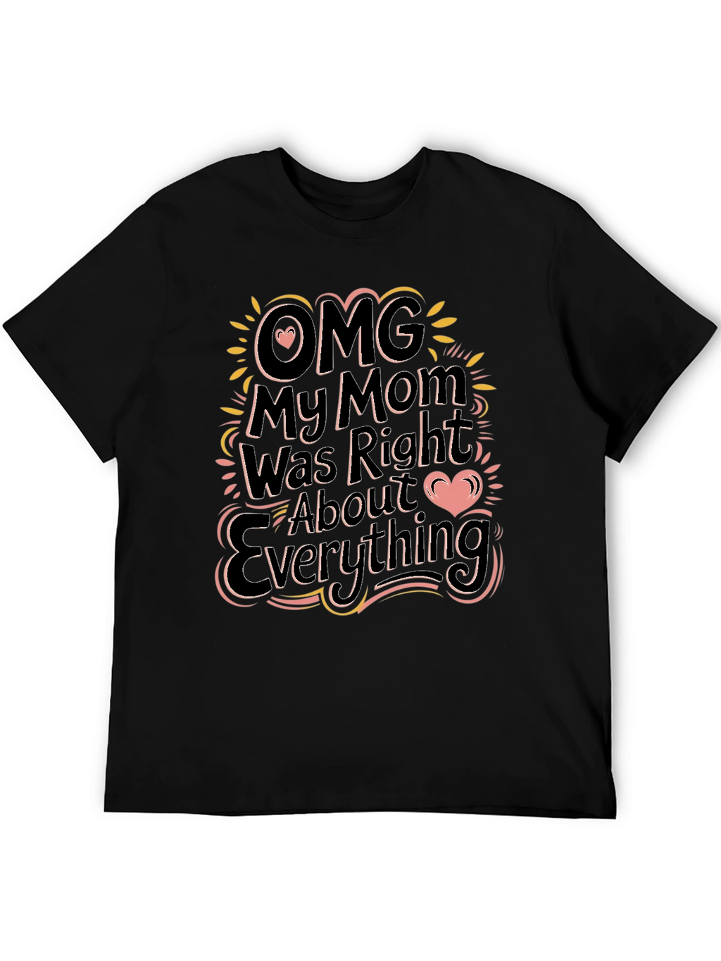 OMG My Mom Was Right Funny Graphic T-Shirt
