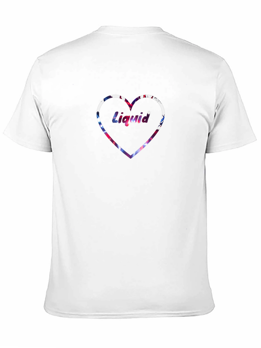 Liquid Love Heart Graphic T-Shirt
