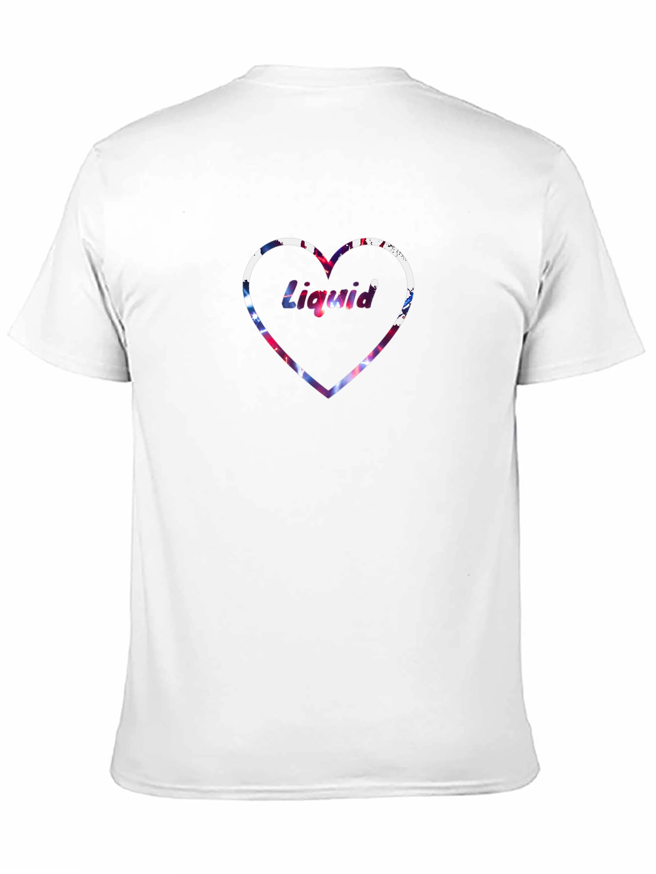 Liquid Love Heart Graphic T-Shirt