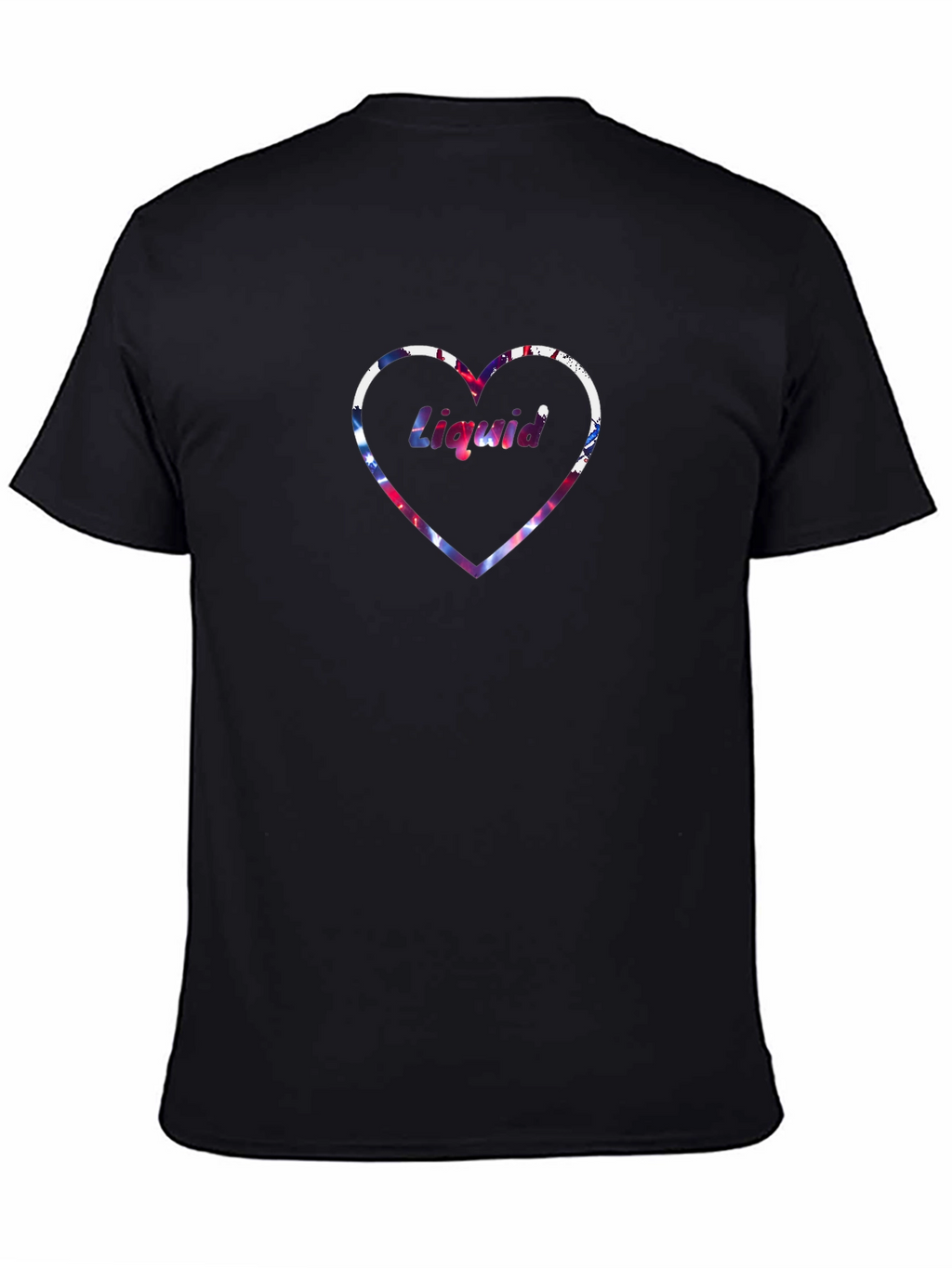 Liquid Love Heart Graphic T-Shirt