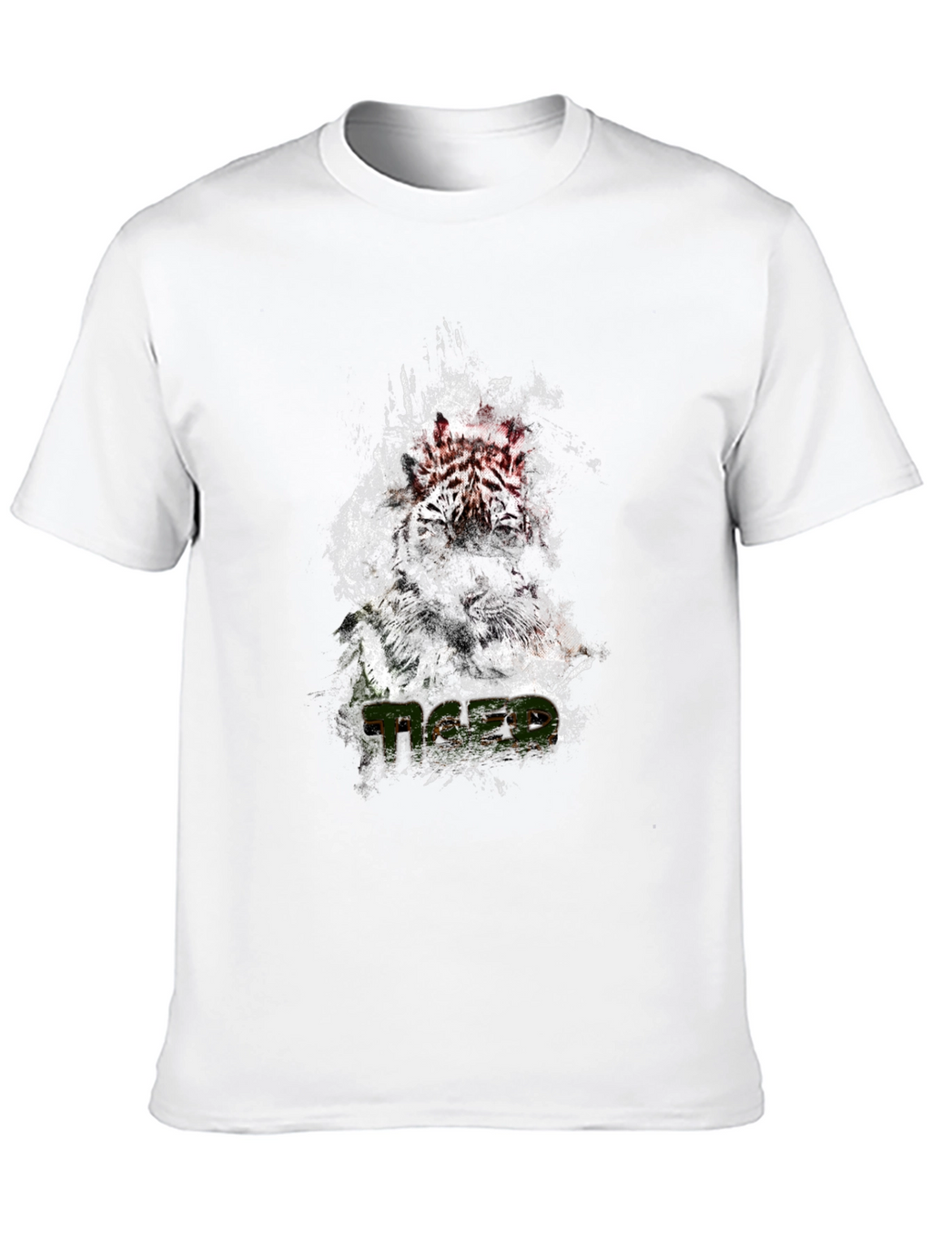 Tiger Graphic Tee - Stylish Black T-Shirt