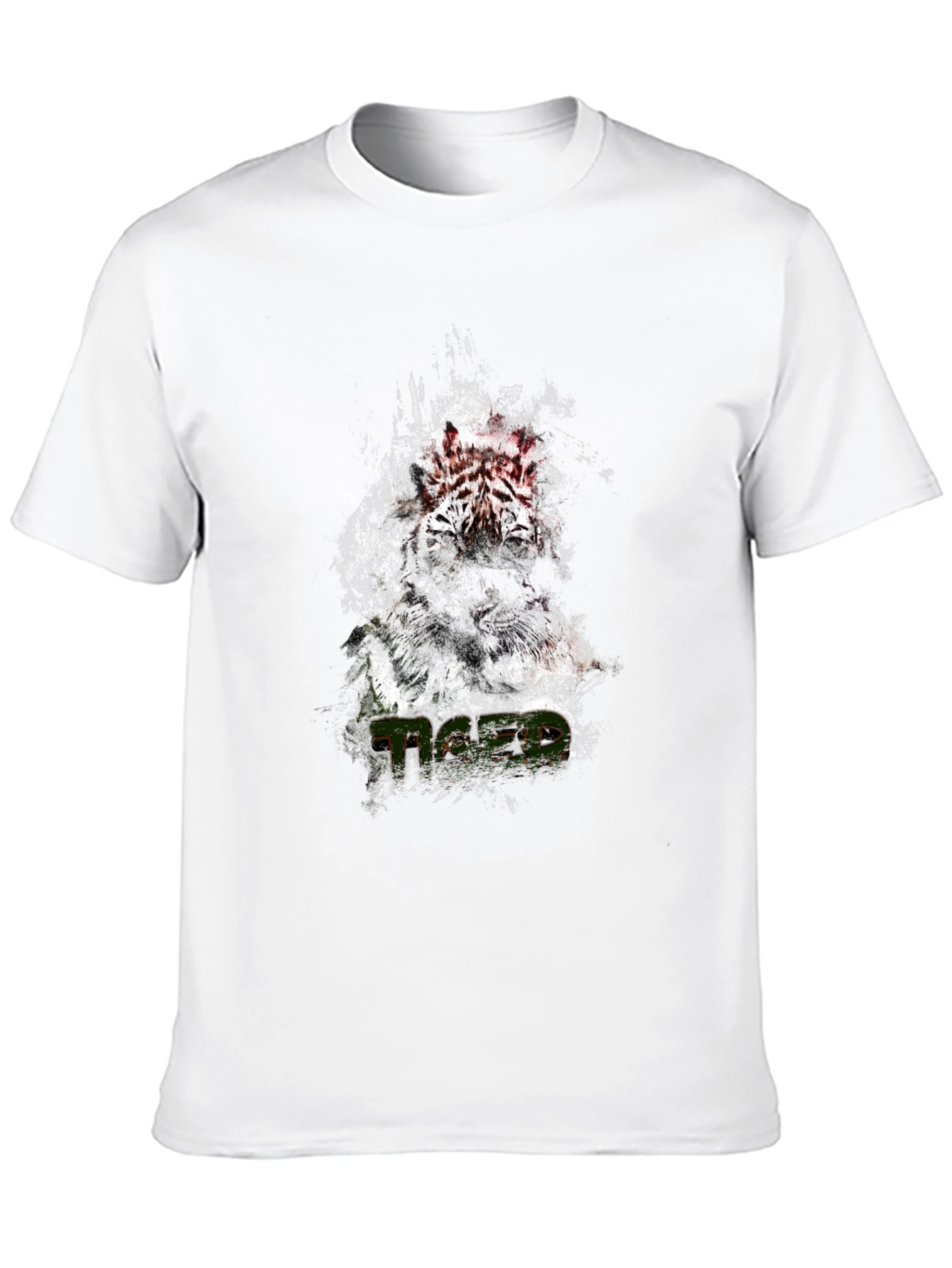 Tiger Graphic Tee - Stylish Black T-Shirt