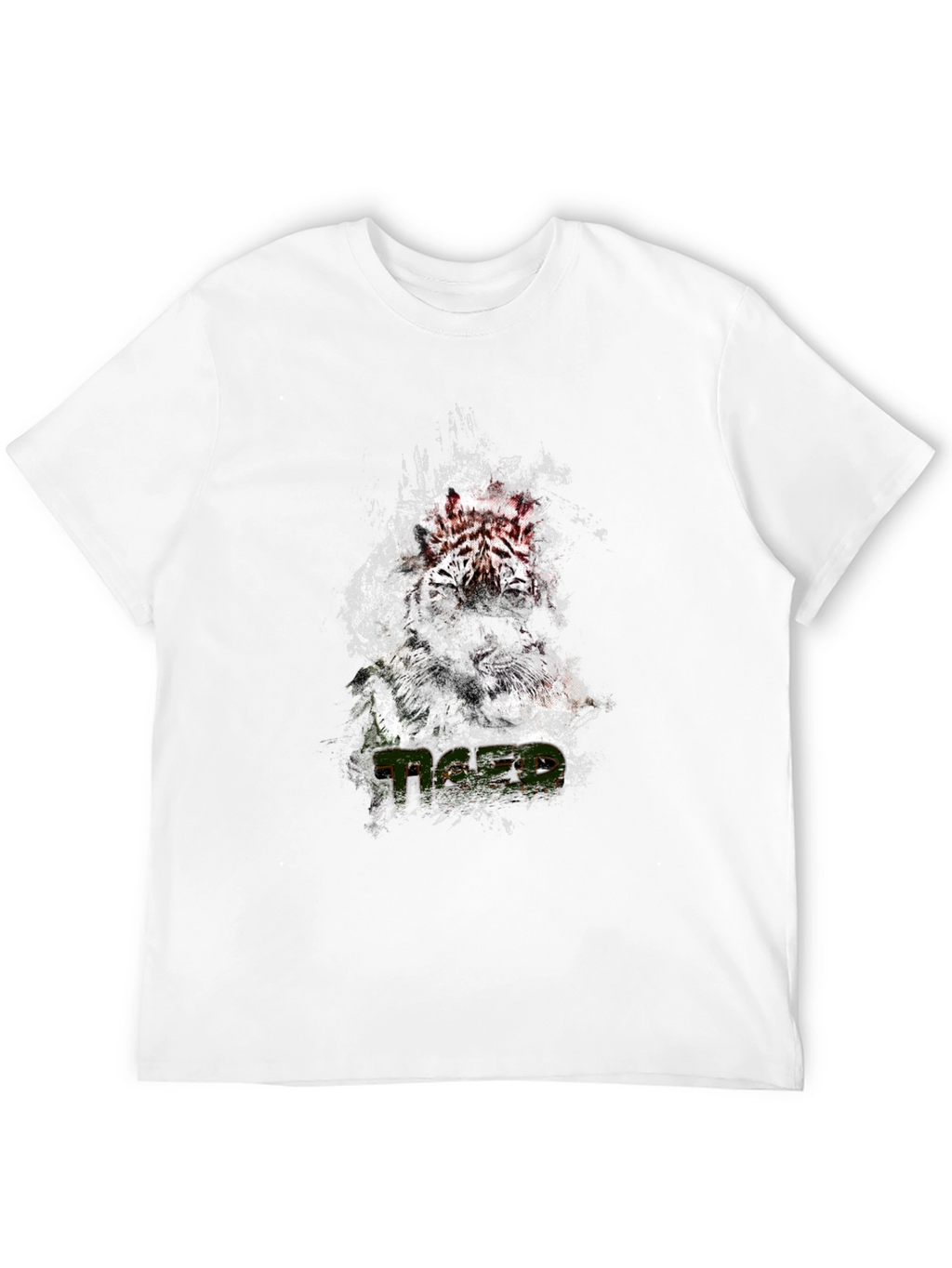 Tiger Graphic Tee - Stylish Black T-Shirt