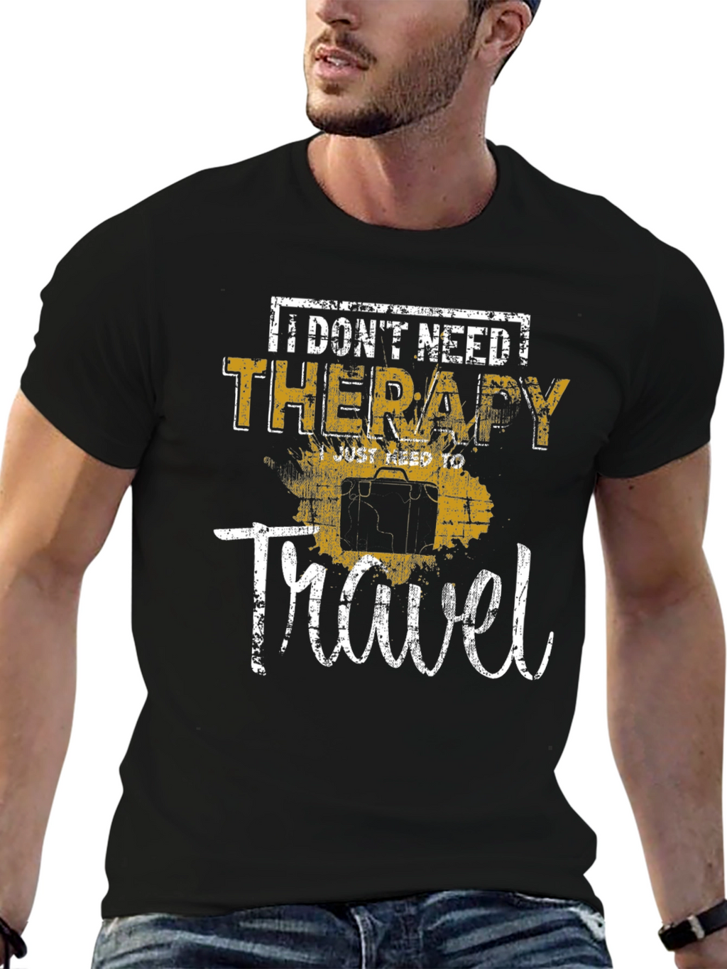 Travel Therapy Graphic T-Shirt