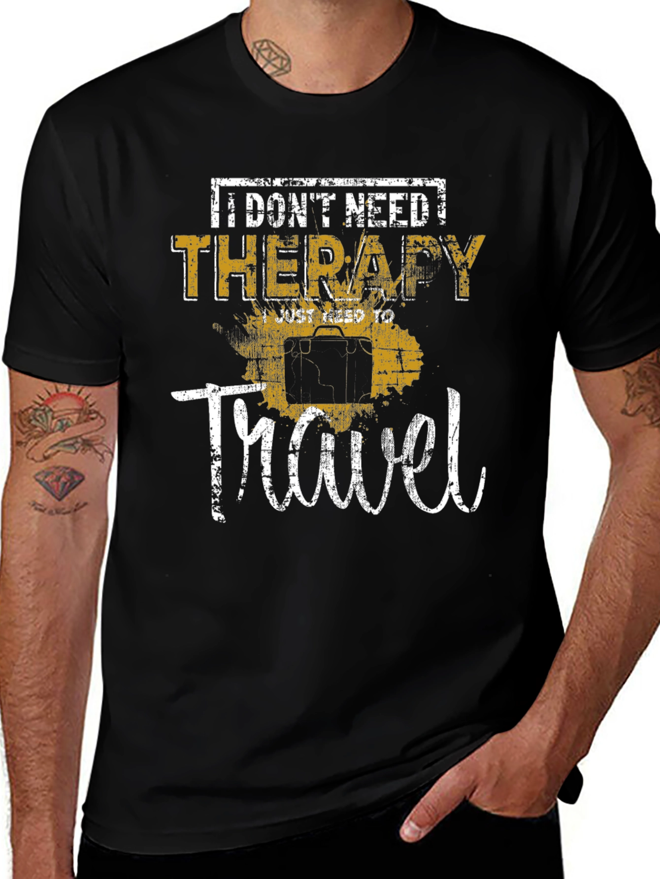 Travel Therapy Graphic T-Shirt