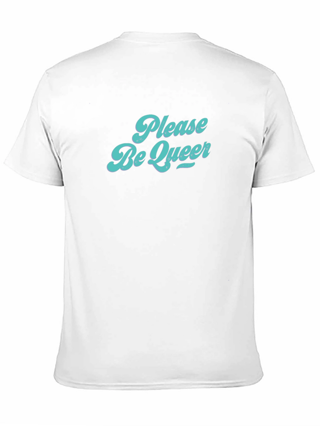 Please Be Queer Graphic Tee - Black T-Shirt