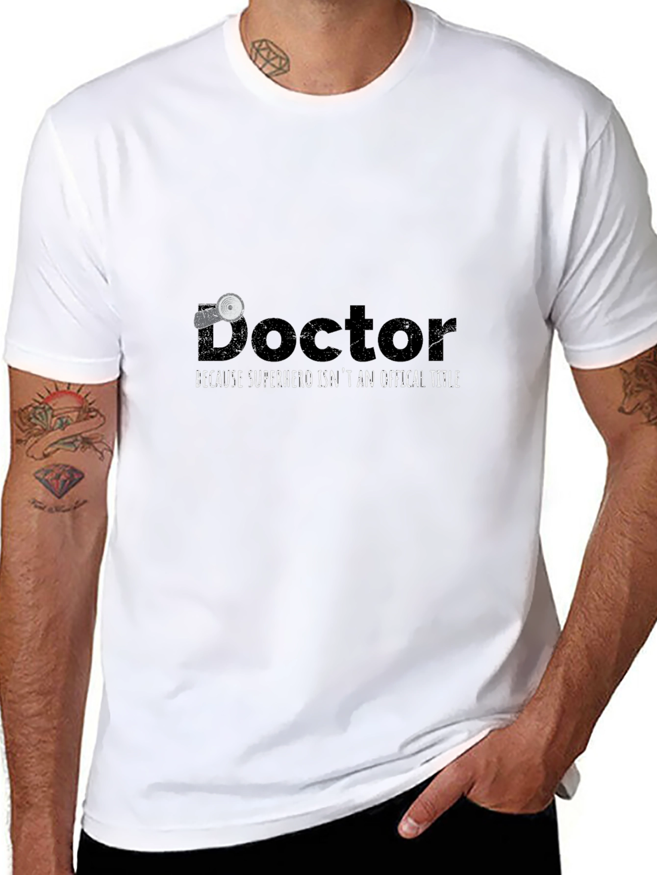 Doctor Superhero T-Shirt - Medical Profession Appreciation