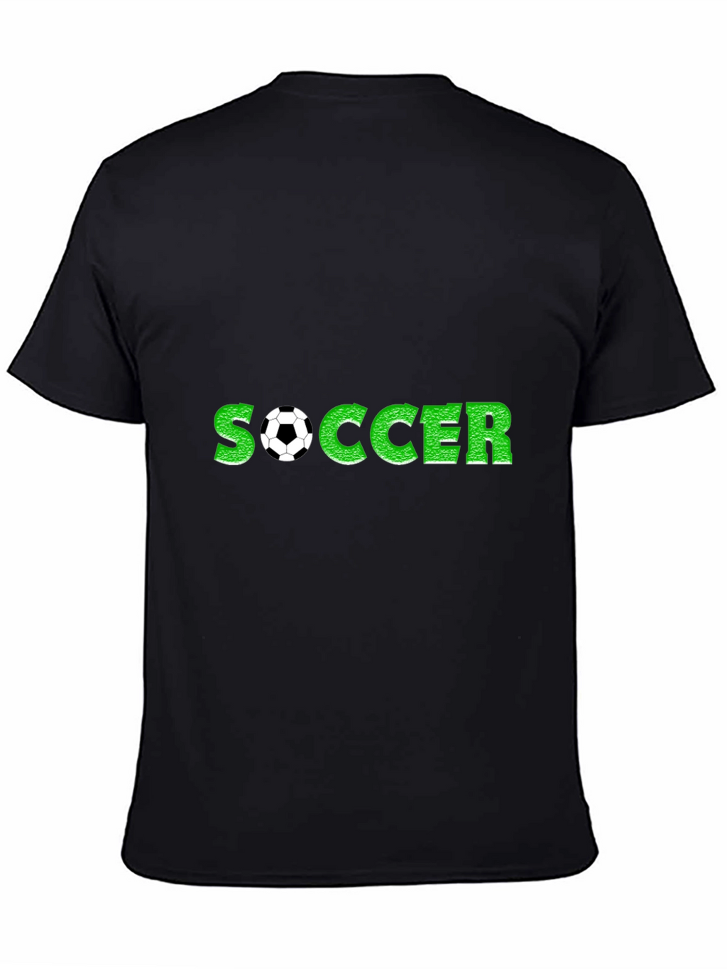 Soccer Graphic Black T-Shirt