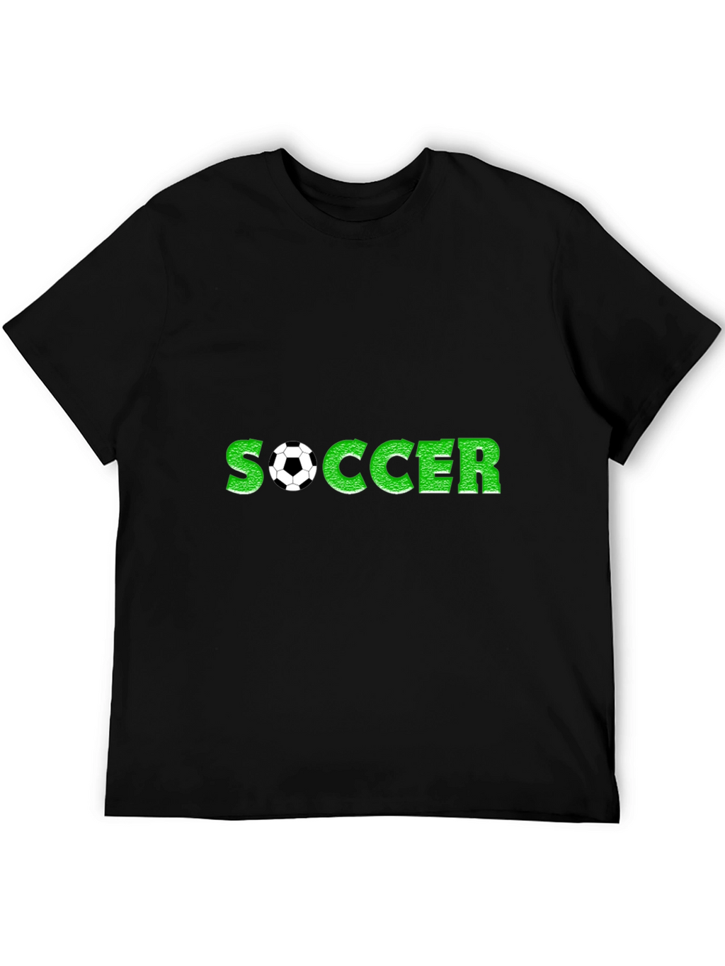 Soccer Graphic Black T-Shirt