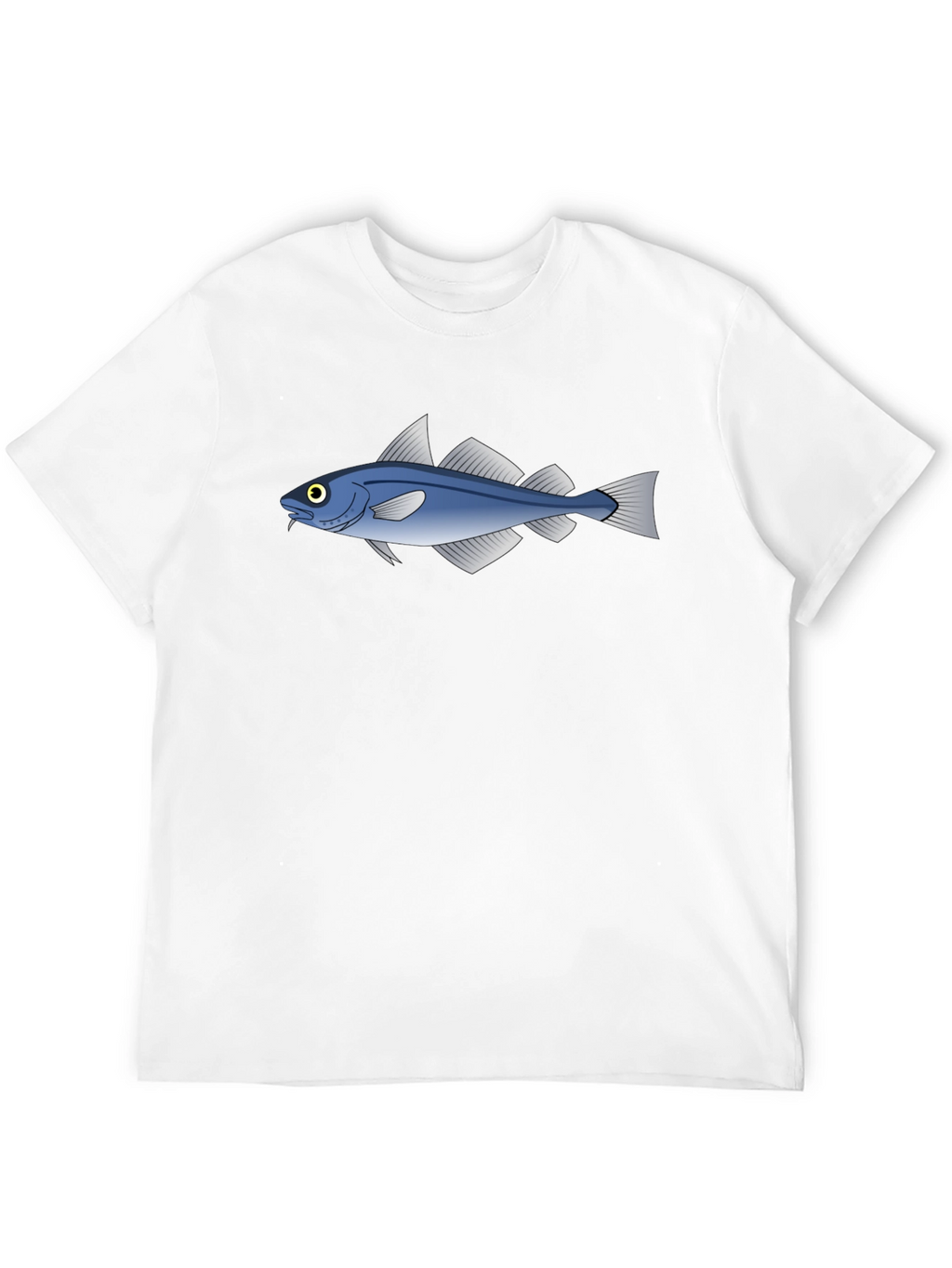 Cool Fish Graphic Black T-Shirt