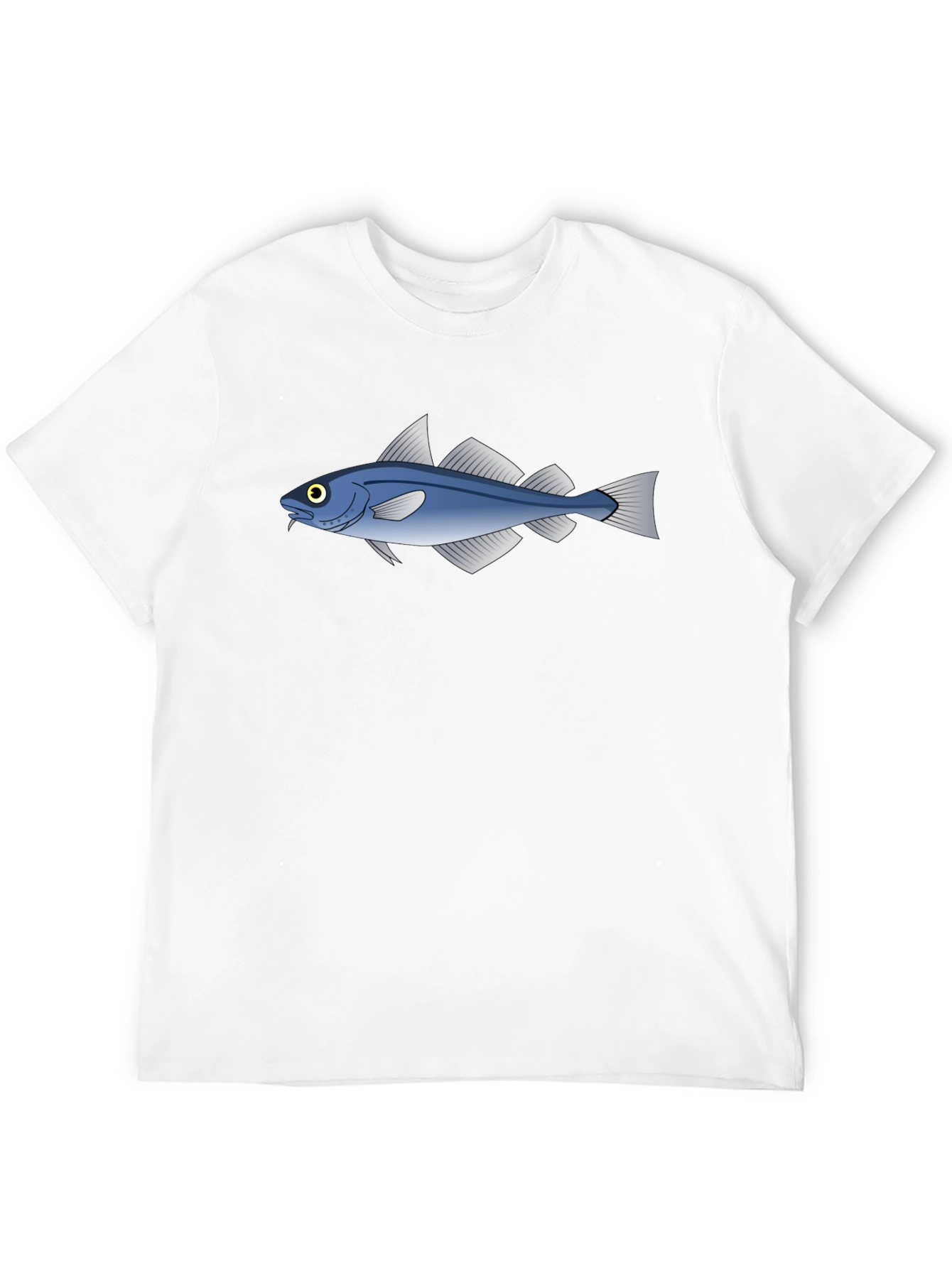 Cool Fish Graphic Black T-Shirt