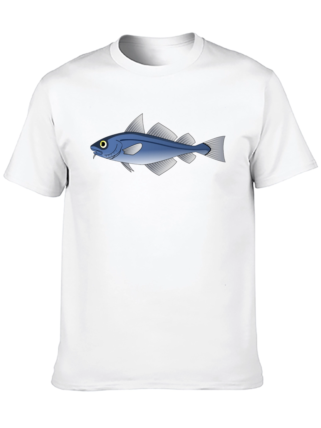 Cool Fish Graphic Black T-Shirt