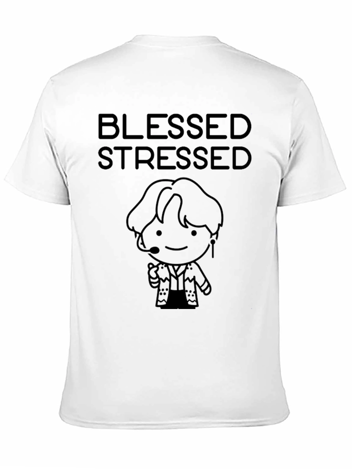 Blessed Stressed Graphic T-Shirt